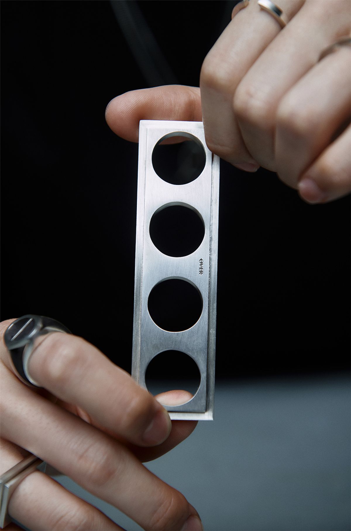 오버더라인(OVER THE LINE) Bold line Solid Quad Ring