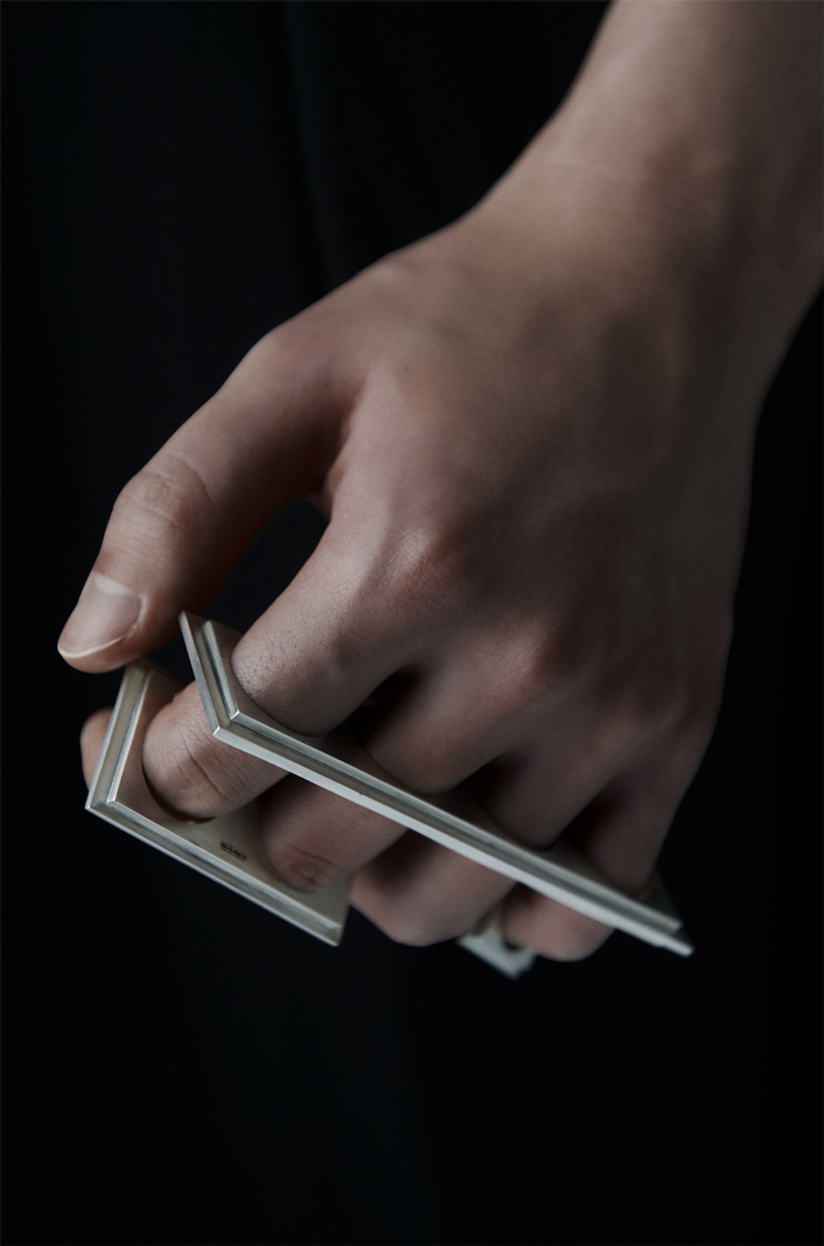 오버더라인(OVER THE LINE) Bold line Solid Quad Ring