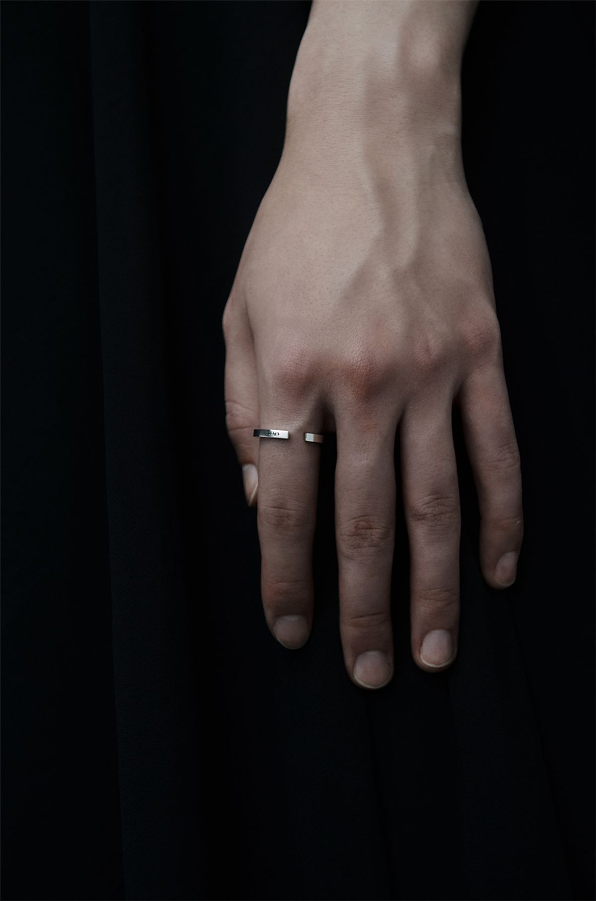 오버더라인(OVER THE LINE) Bold line Ring