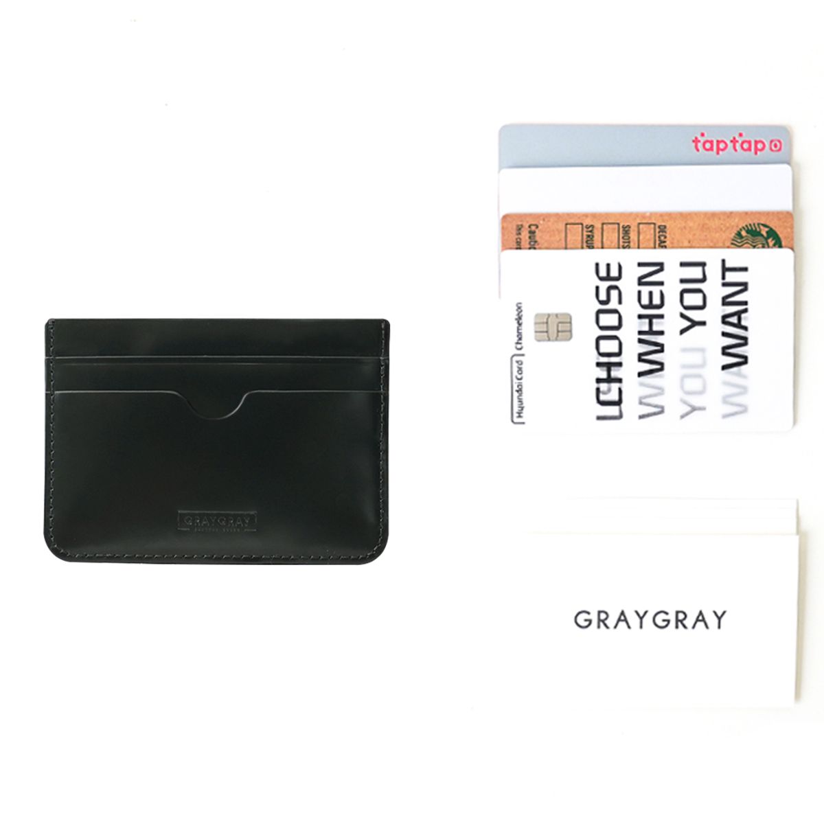 그레이그레이(GRAYGRAY) 카드지갑 블랙