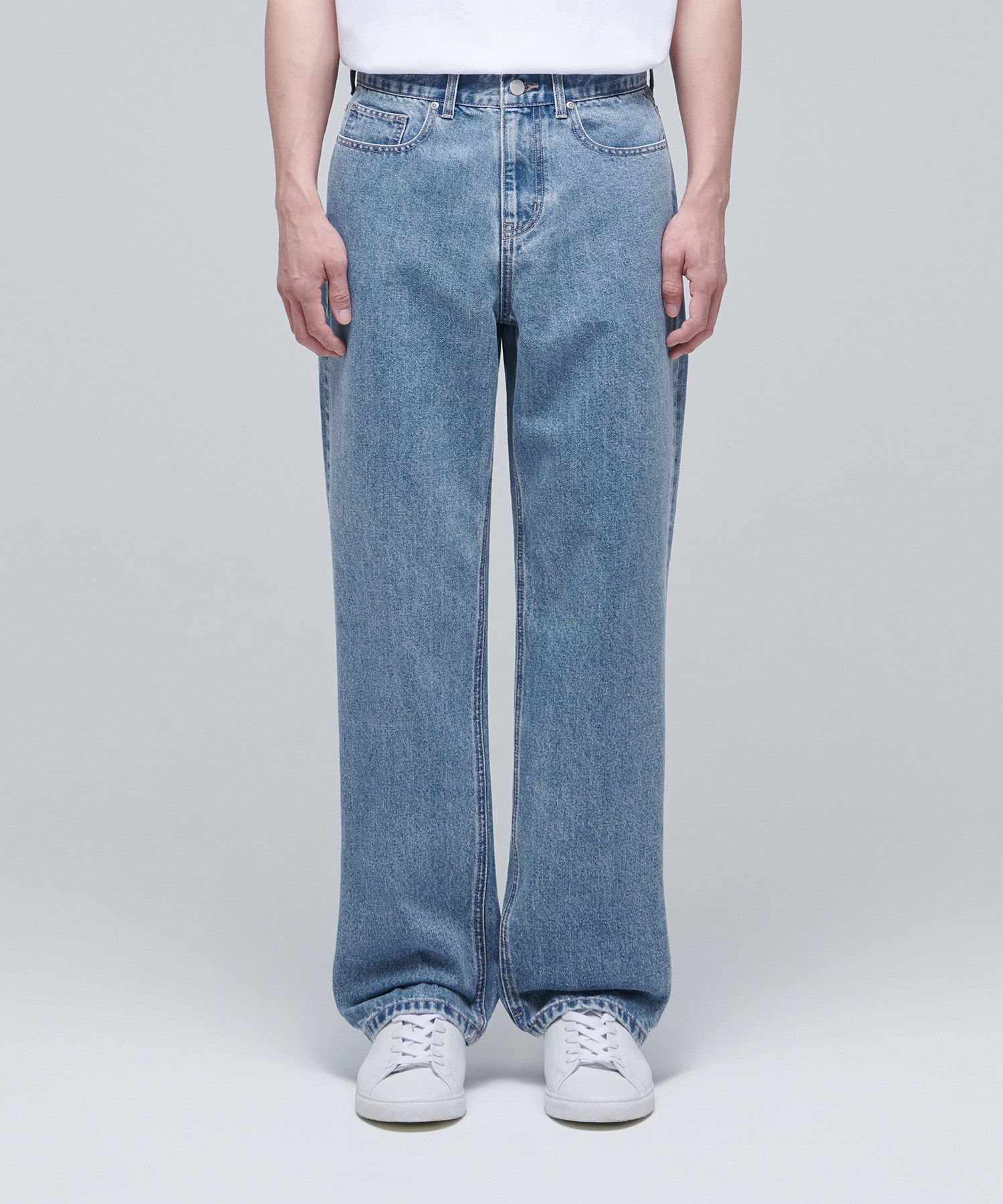 MUSINSA | MUSINSA STANDARD Recycle Regular Fit Denim Pants