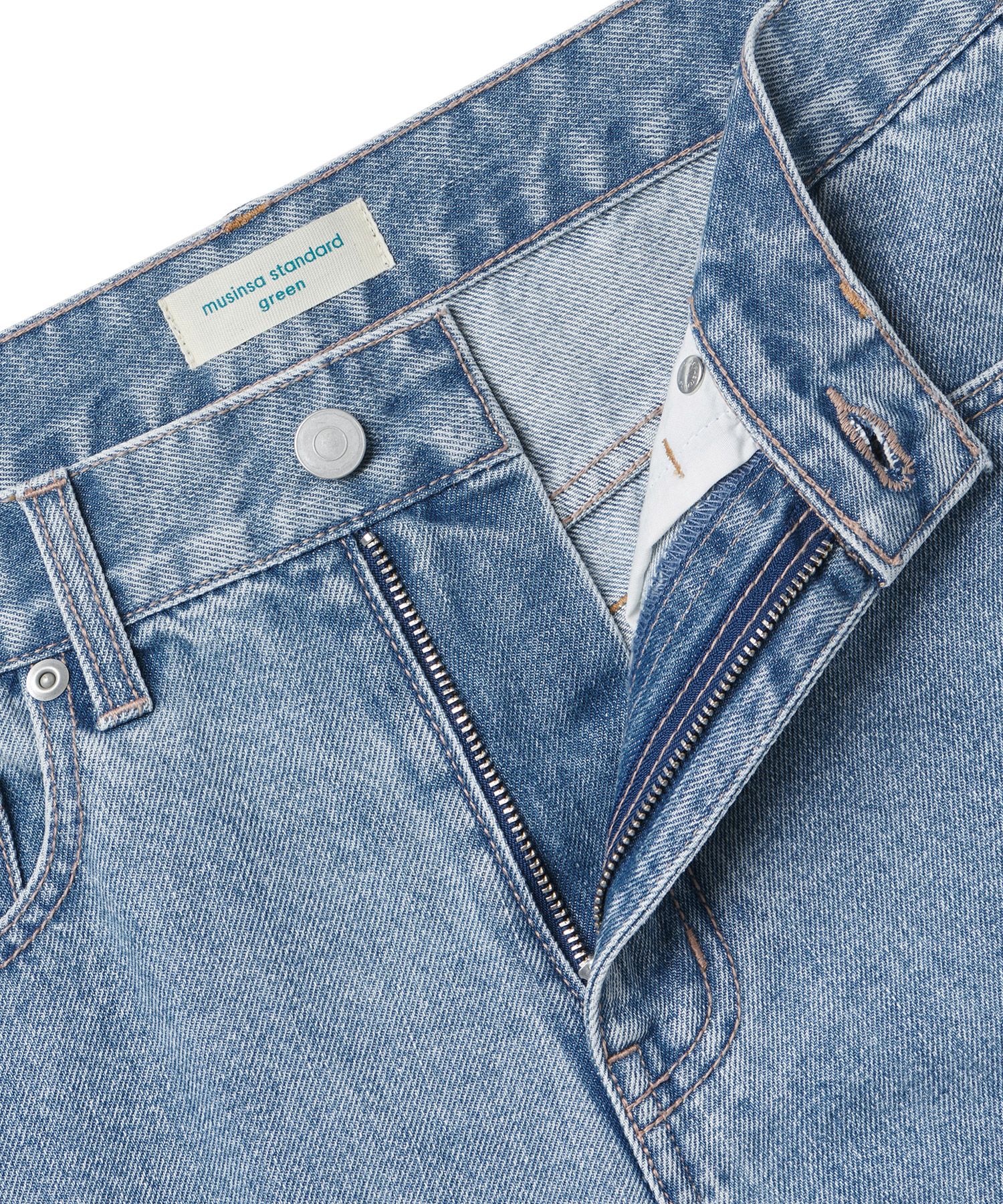 ★MUSINSA STANDARD★ Pin tuck regular fit denim pants light MUSINSA | MUSINSA STANDARD Recycle Regular Fit Denim Pants