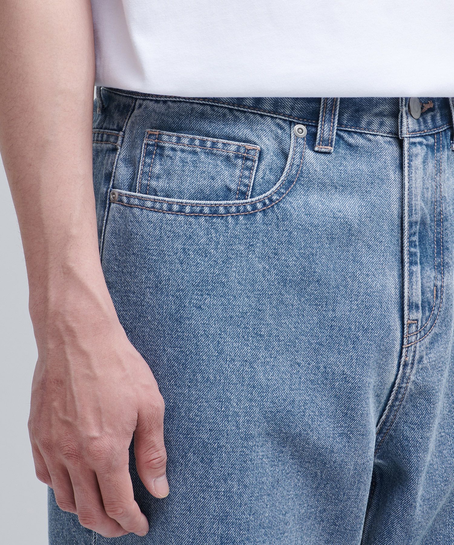 MUSINSA | MUSINSA STANDARD Recycle Regular Fit Denim Pants