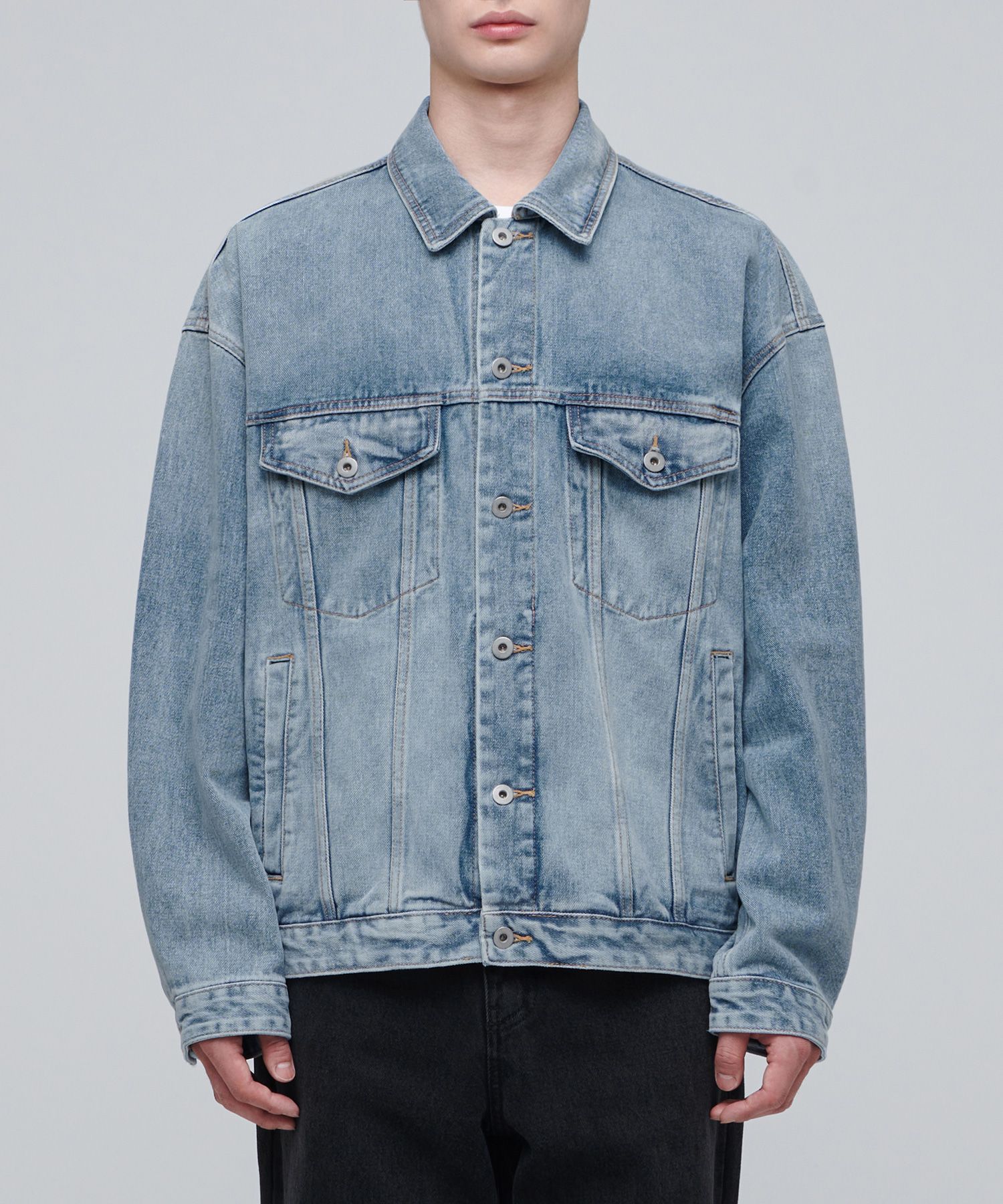 MUSINSA公式 | MUSINSA STANDARD OVERSIZED DENIM TRUCKER
