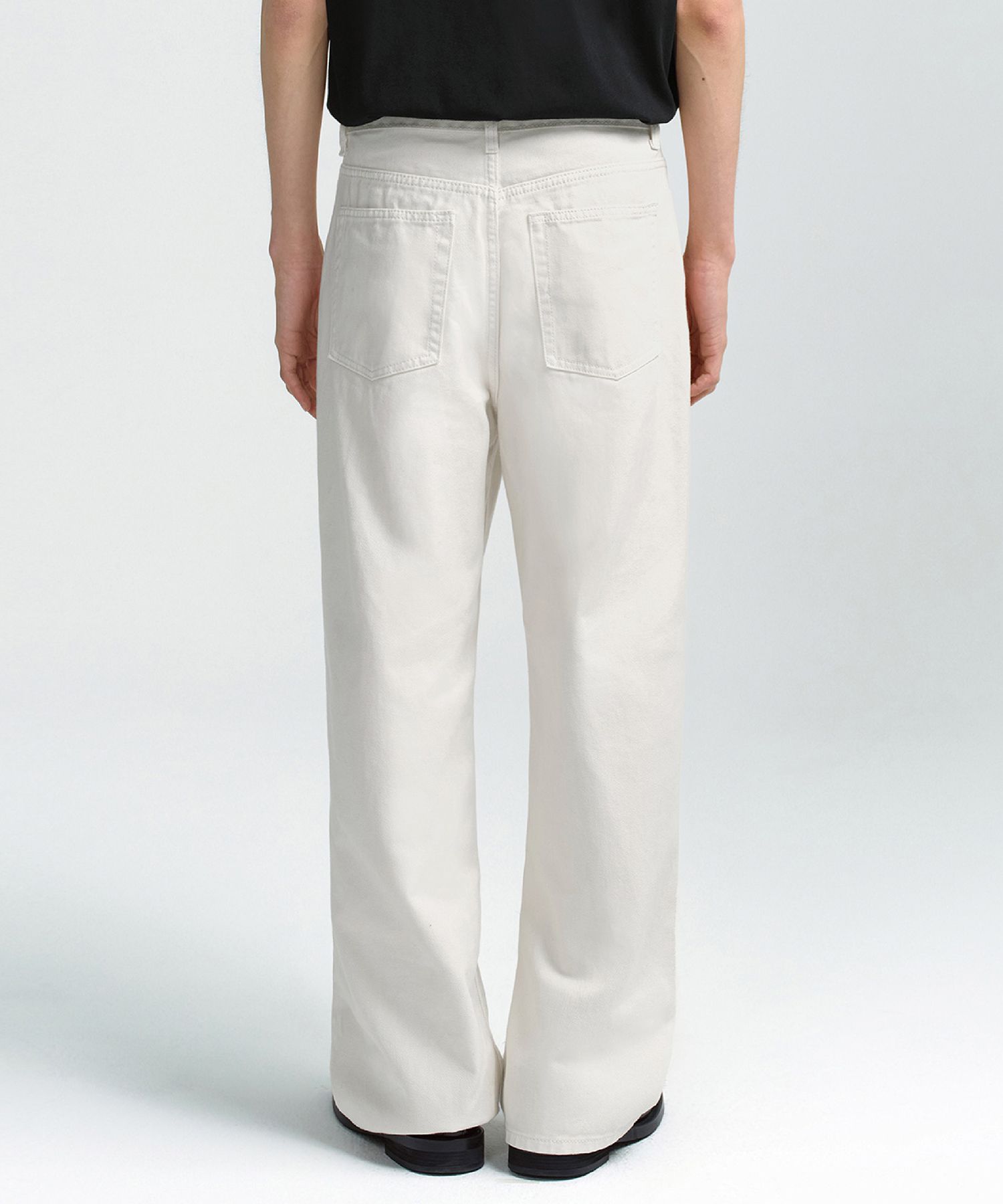 ★MUSINSA STANDARD★ Big Wide Denim Pants Cream MMDNP520-CR MUSINSA公式 | MUSINSA STANDARD Big Wide Denim Pants [Cream]