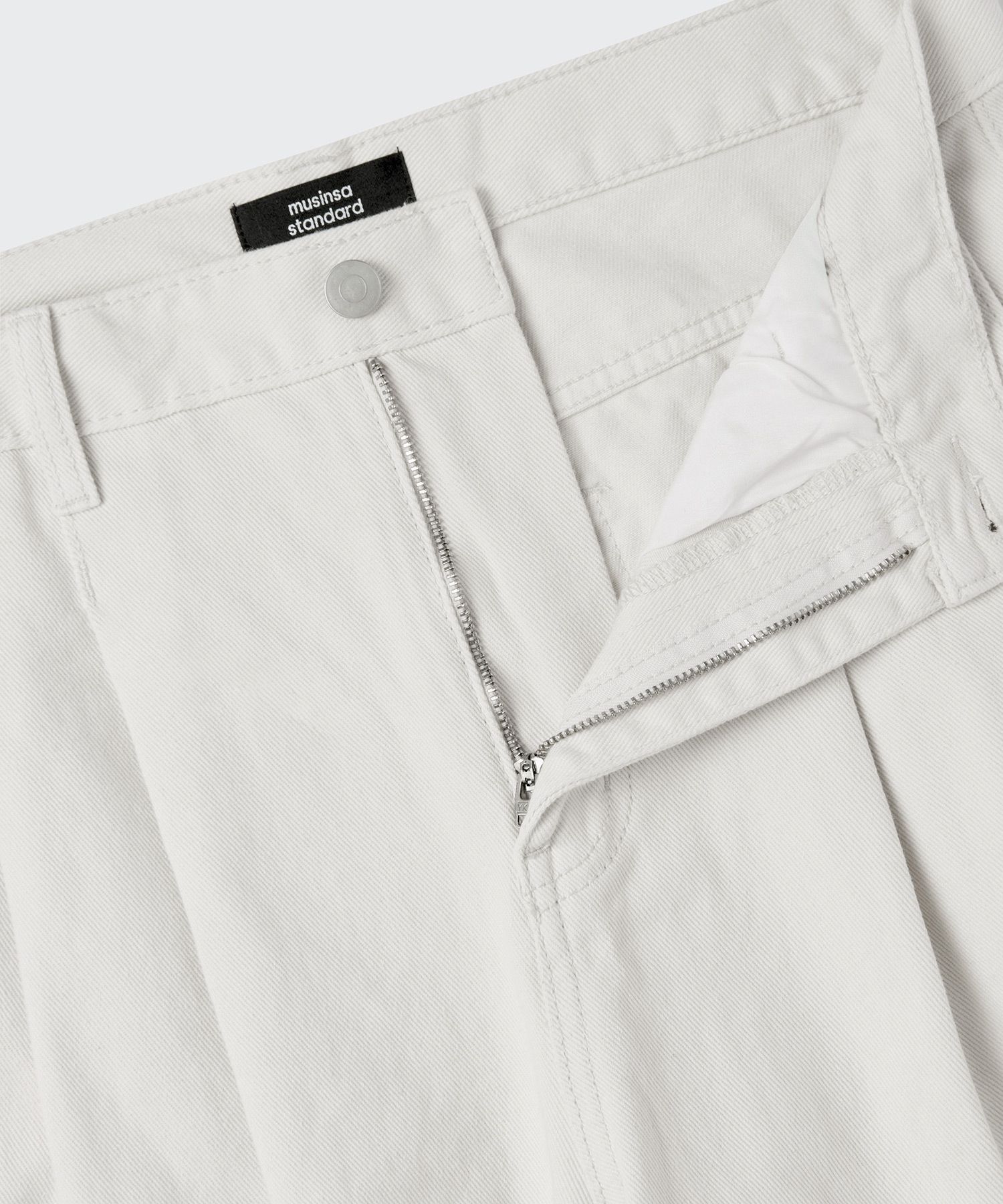 MUSINSA | MUSINSA STANDARD DOUBLE PLEATED WIDE DENIM PANTS
