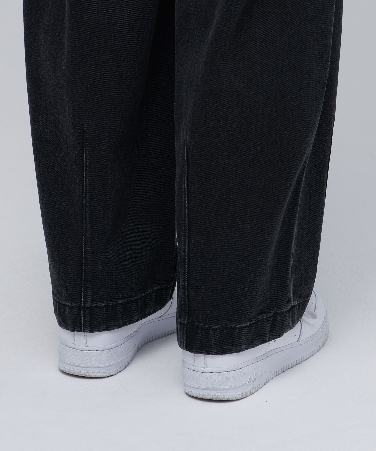 ★MUSINSA STANDARD★ Denim Wide Balloon Pants Washed Black M MUSINSA | MUSINSA STANDARD DENIM WIDE BALLOON PANTS [WASHED
