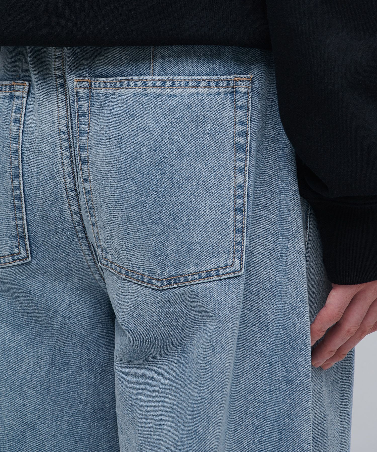 ★MUSINSA STANDARD★ Denim Wide Balloon Pants Medium Indigo MUSINSA | MUSINSA STANDARD DENIM WIDE BALLOON PANTS [LIGHT