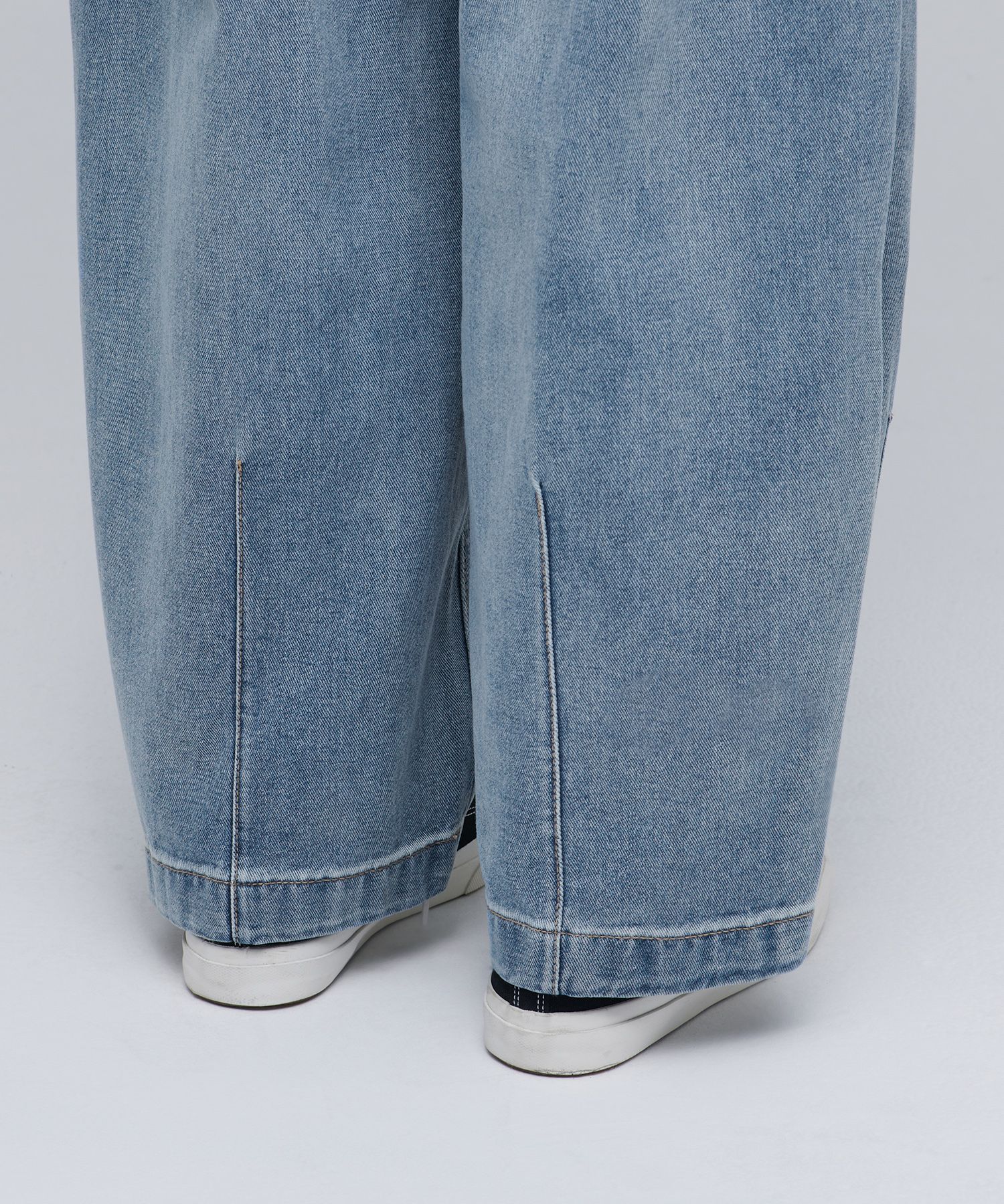 ★MUSINSA STANDARD★ Denim Wide Balloon Pants Medium Indigo MUSINSA | MUSINSA STANDARD DENIM WIDE BALLOON PANTS [LIGHT