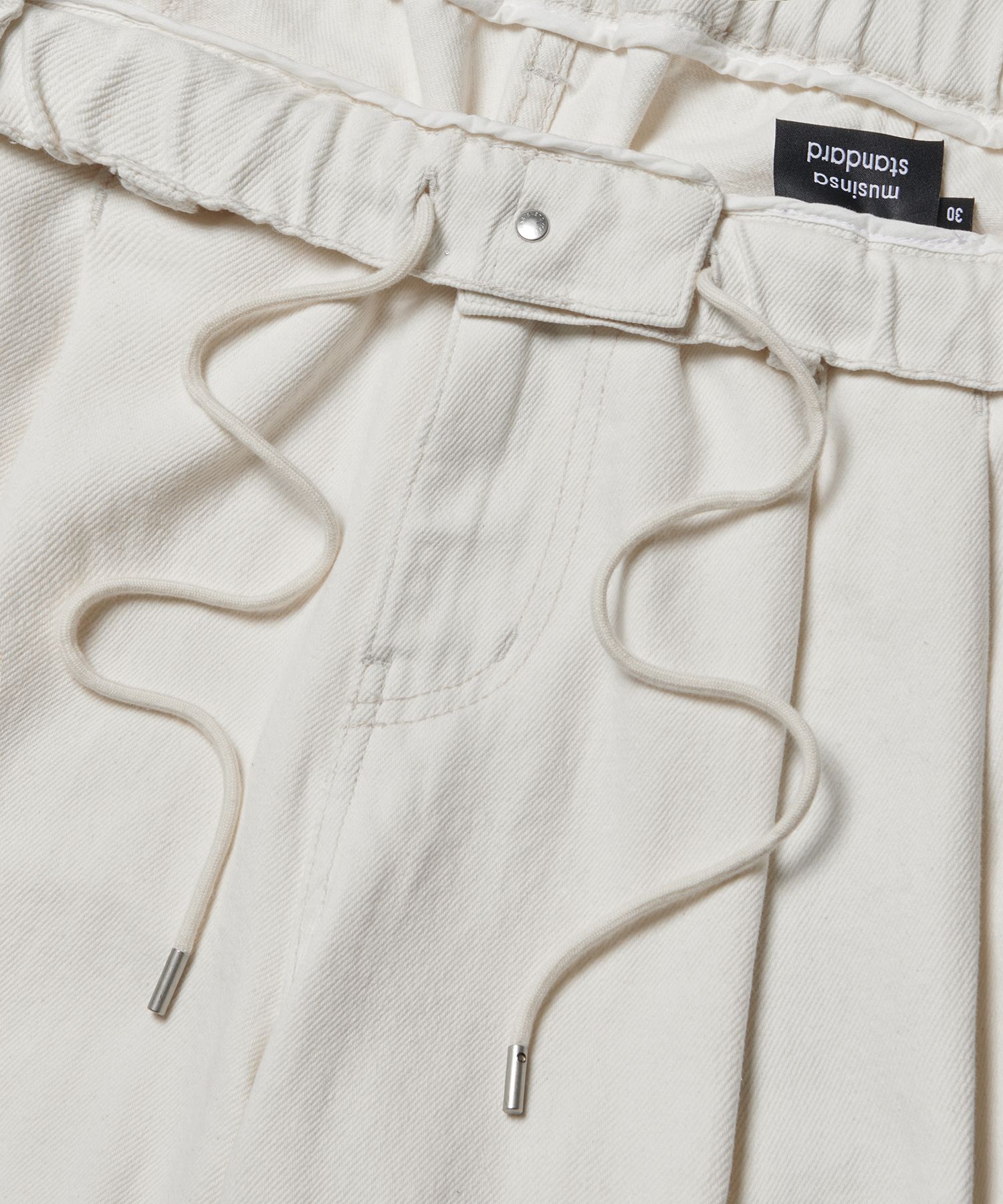 MUSINSA | MUSINSA STANDARD DENIM WIDE BALLOON PANTS [CREAM]