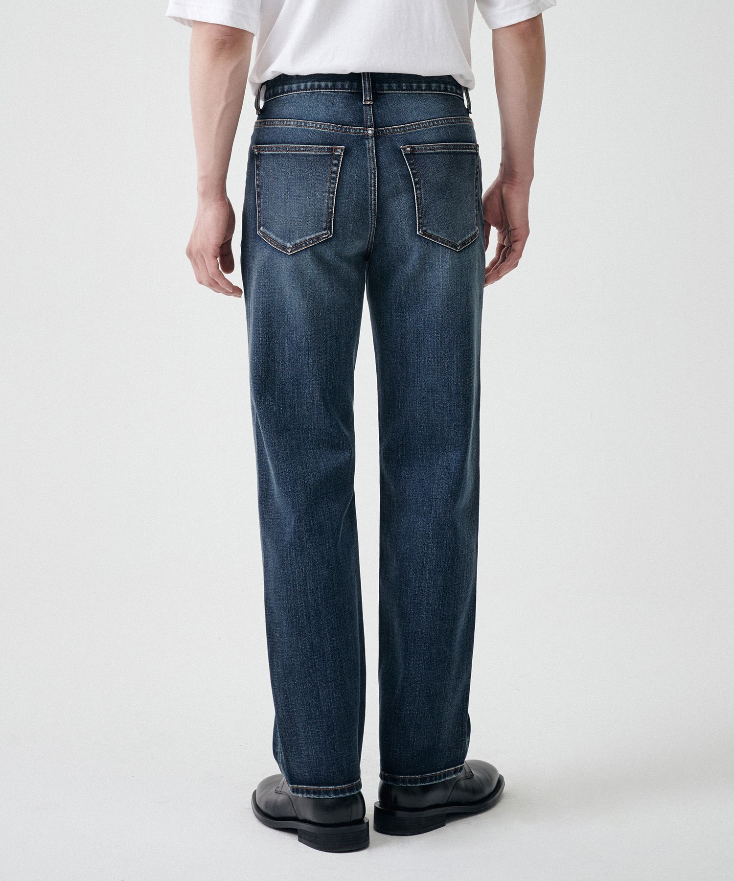 ★MUSINSA STANDARD★ Indigo Straight Denim Pants Medium MMCN MUSINSA | MUSINSA STANDARD Straight Denim Pants [Medium Indigo]