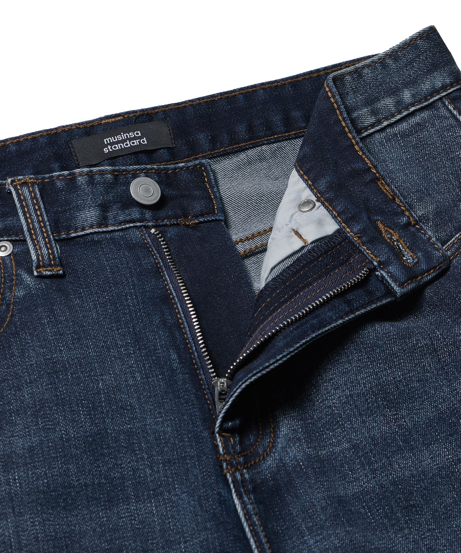 ★MUSINSA STANDARD★ Indigo Straight Denim Pants Medium MMCN MUSINSA | MUSINSA STANDARD Denim wide carpenter pants