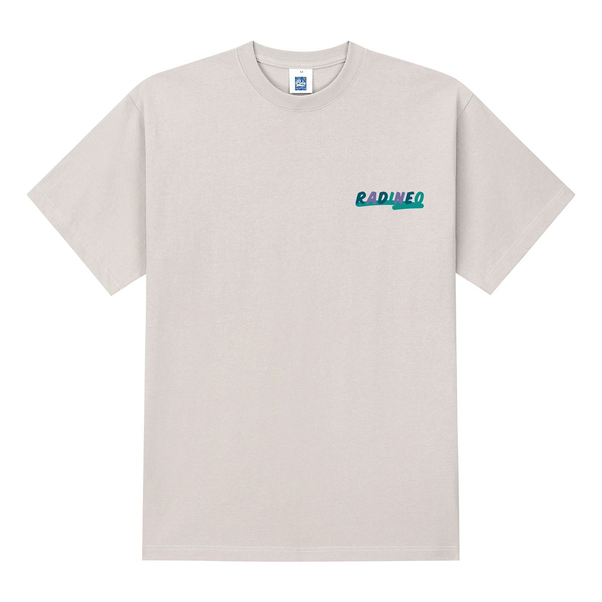 라디네오(RADINEO) 패밀리 도그 베이지 반팔 티셔츠