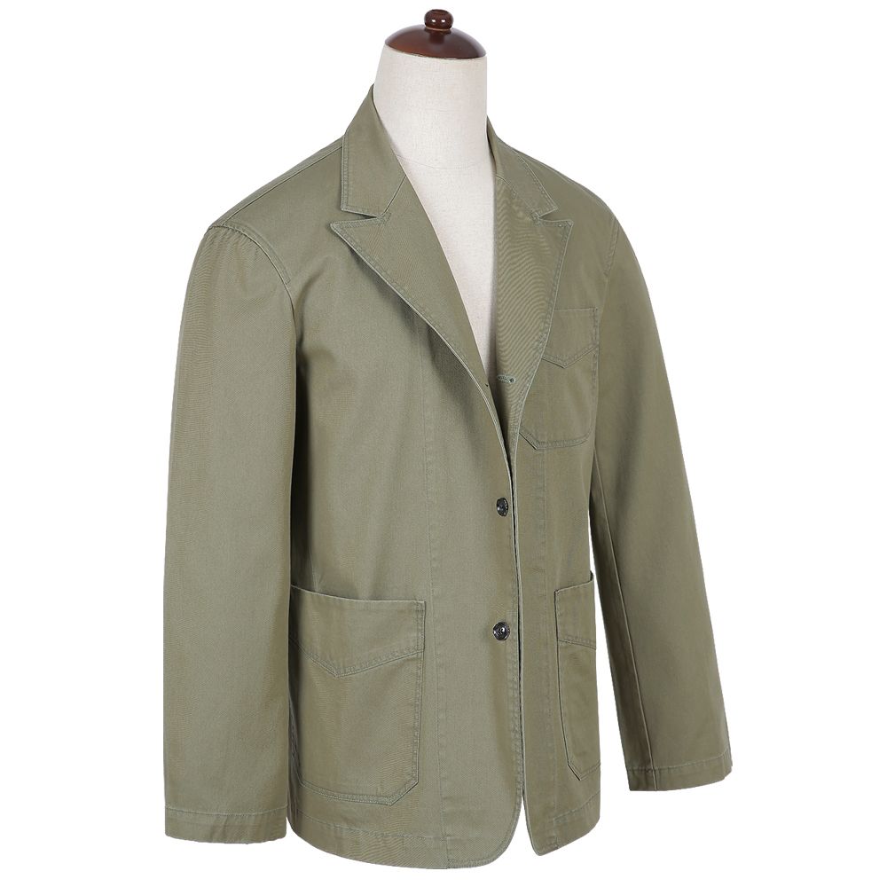 MUSINSA | SORTIE Tura Cotton Washed Jacket (Light Khaki)