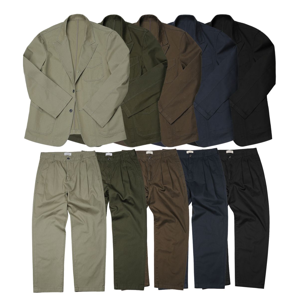 솔티(SORTIE) Tura Cotton Washed Jacket (Light Khaki)