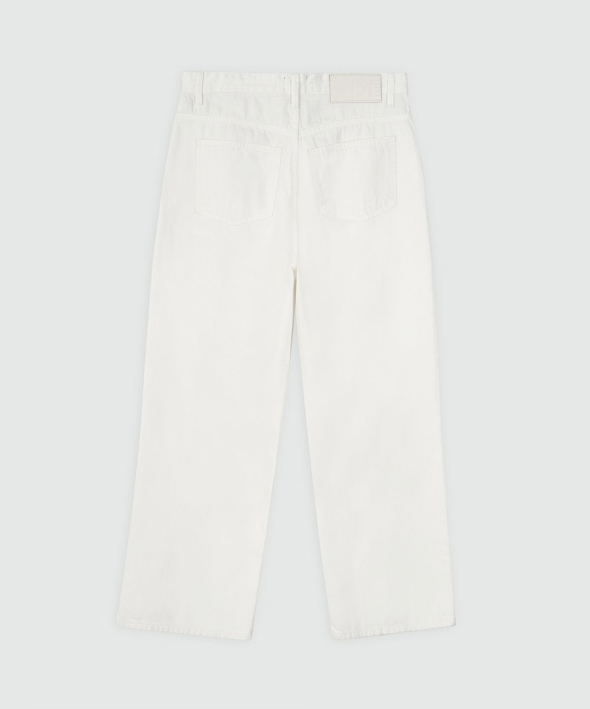 데케트(DECET) [여름원단]2Pleats Wide Jeans DCPT005Ivory
