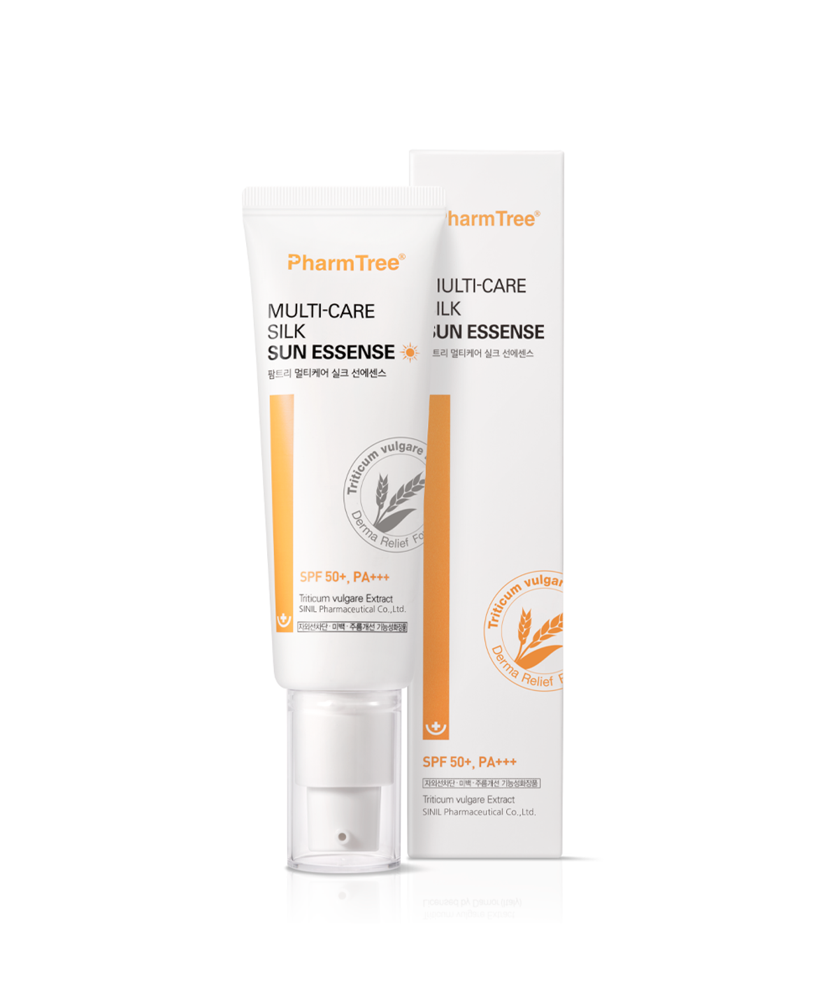 팜트리(PHARMTREE) 팜트리 멀티케어 실크 선 에센스 SPF 50+, PA+++ 혼합자차