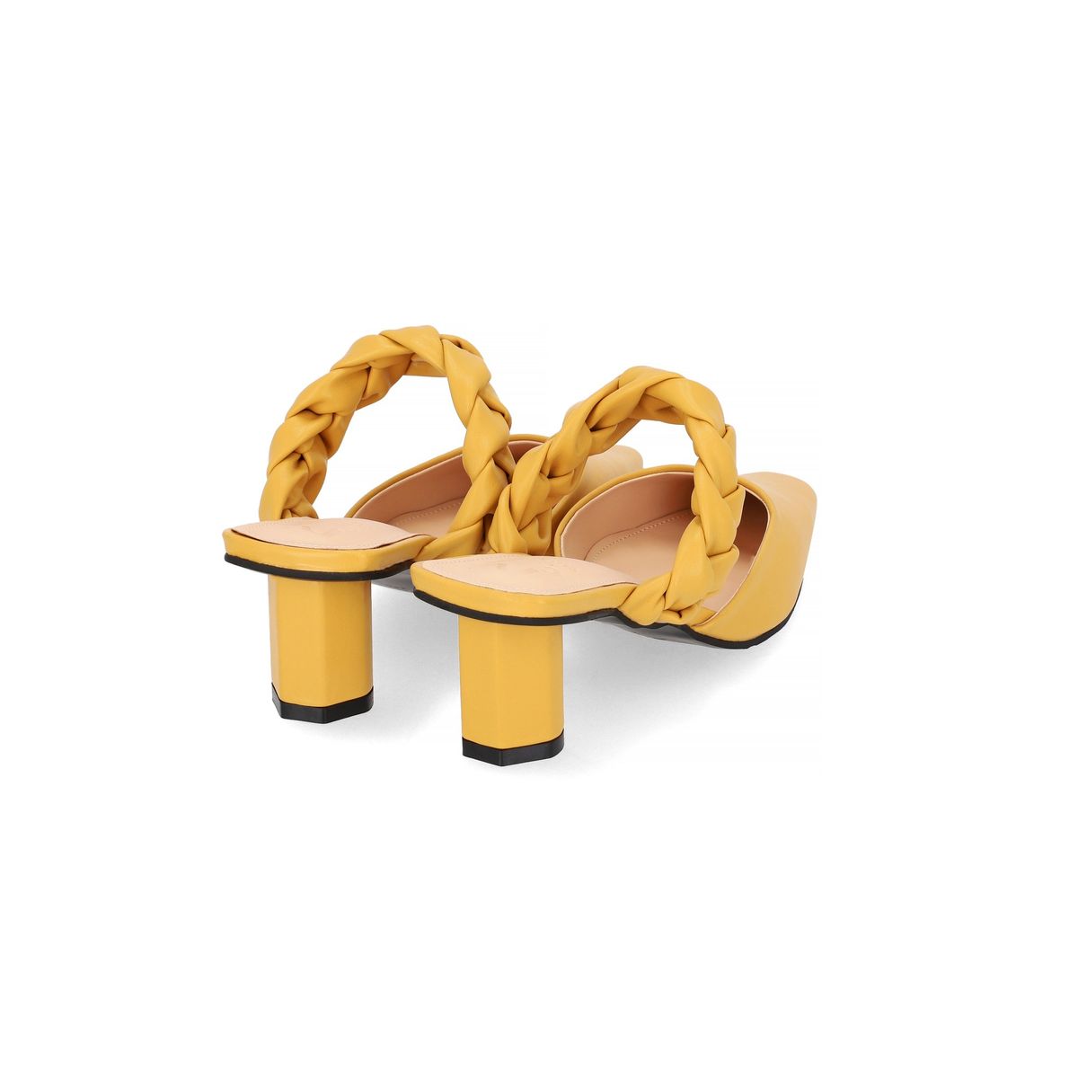엘칸토(ELCANTO) 인텐스 여성 꼬임스트랩 포인트 뮬 5cm LCWO08I226