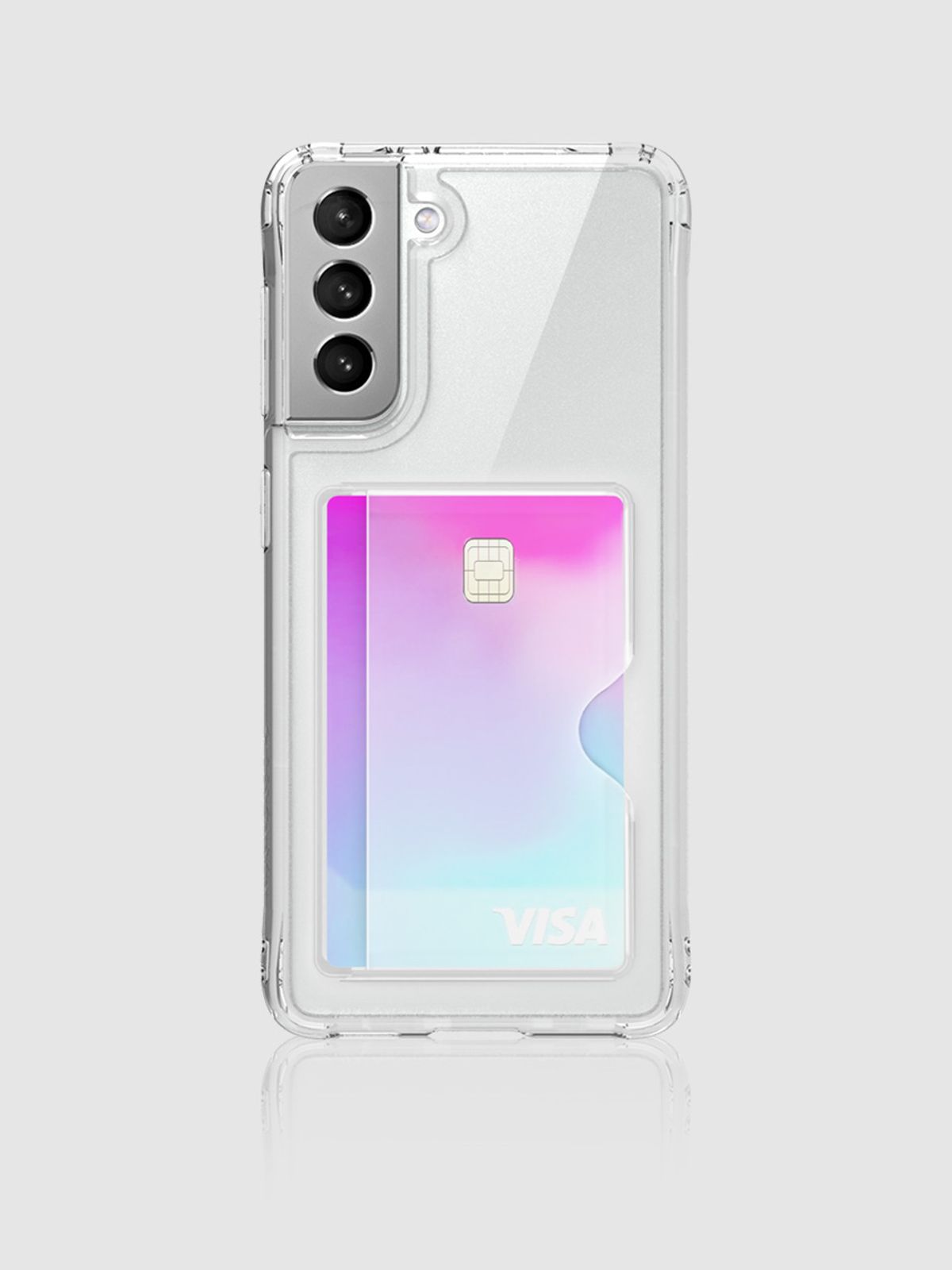 디자인스킨(DESIGNSKIN) 피닉스 프로 카드슬롯 케이스-클리어
