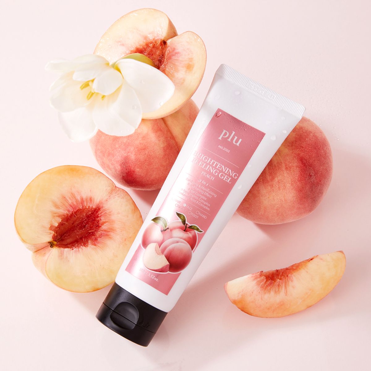플루(PLU) 페이셜 브라이트닝 필링젤 100g 피치