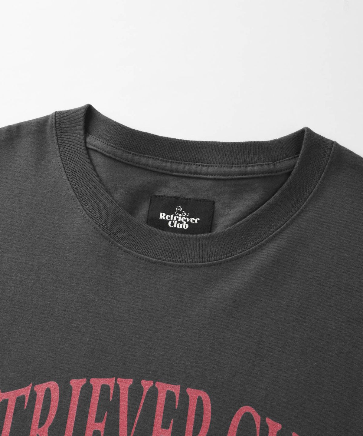 리트리버클럽(RETRIEVER CLUB) RETRIEVER FRIENDS SHORT SLEEVE [CHARCOAL GRAY]