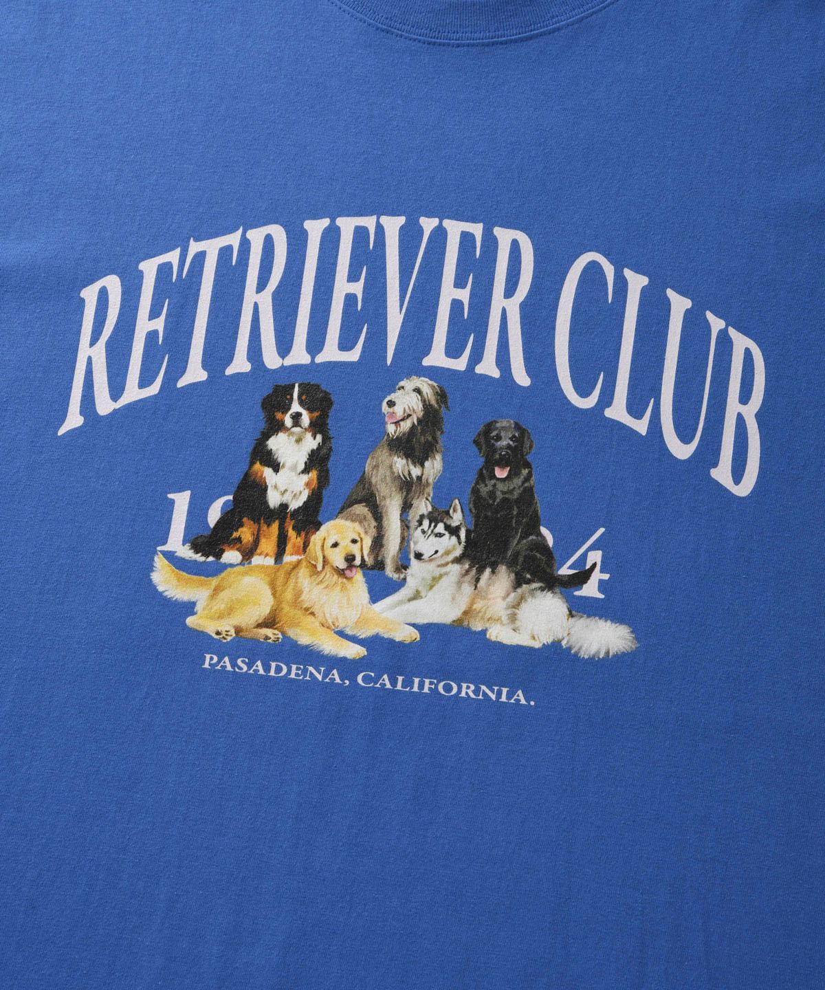 리트리버클럽(RETRIEVER CLUB) RETRIEVER FRIENDS SHORT SLEEVE [SKY BLUE]