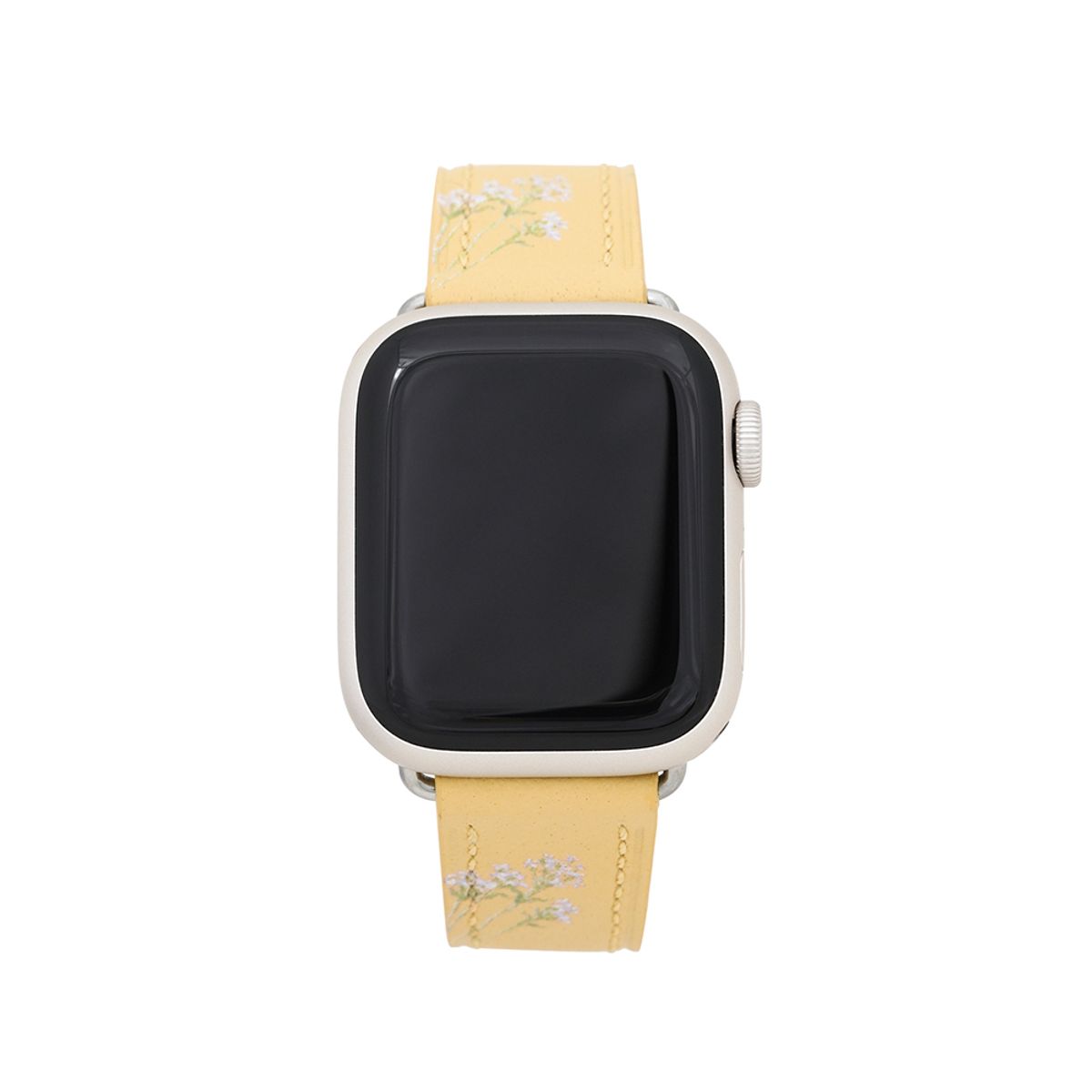로이드(LLOYD) 보니룸 플라워 드로잉 스트랩 옐로우 38/40/41mm LL2S21300PSX