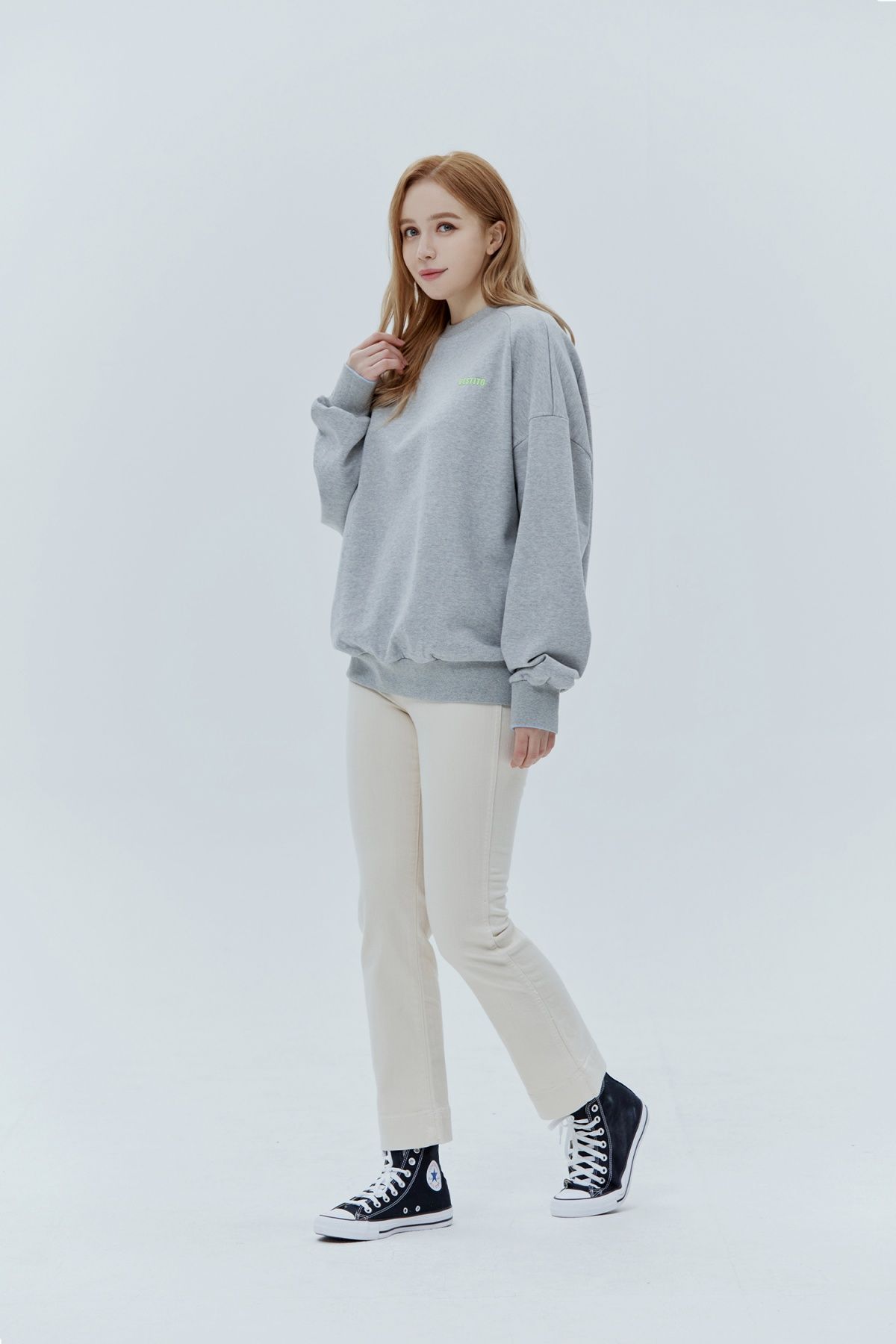 베스띠또(VESTITO) DIETRO LOGO GRANDE(뒷판 레이어 빅 로고 맨투맨)