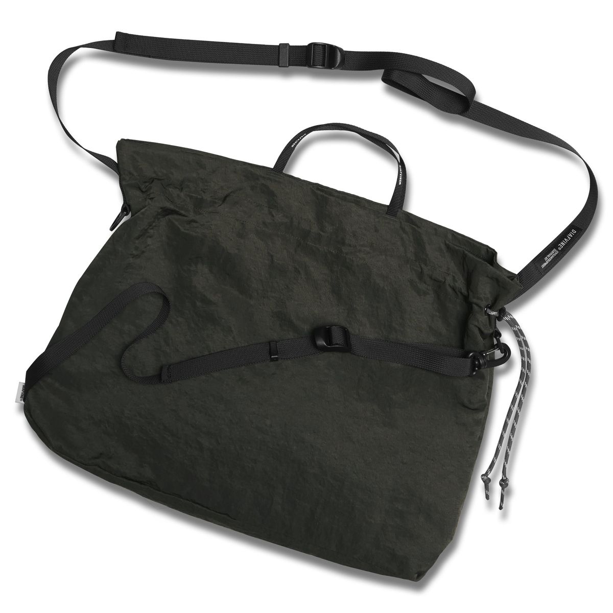 디아프바인(DIAFVINE) DV22STP.668 SLING BAG HEAVY NYLON -Deep Khaki-