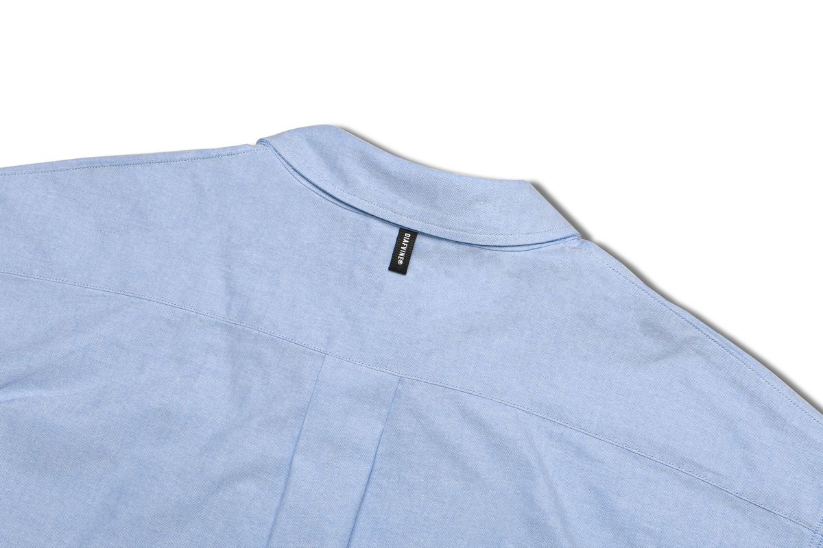 디아프바인(DIAFVINE) DV22STP.667 WASHED OXFORD COMFORT FIT -Sky Blue-