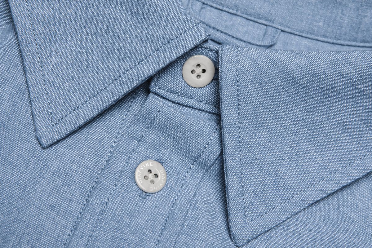 디아프바인(DIAFVINE) DV22STP.666 WASHED CT COMFORT FIT -Blue-