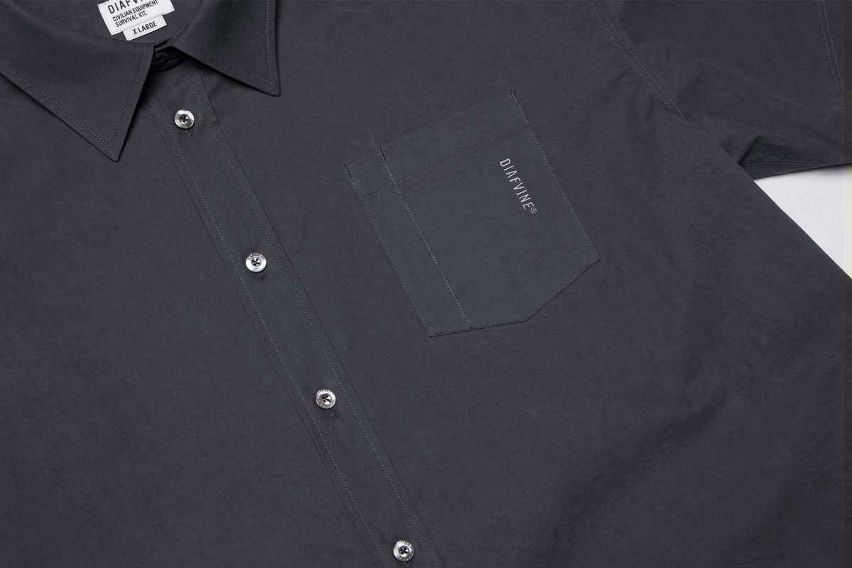 디아프바인(DIAFVINE) DV22STP.666 WASHED CT COMFORT FIT -Charcoal Gray-