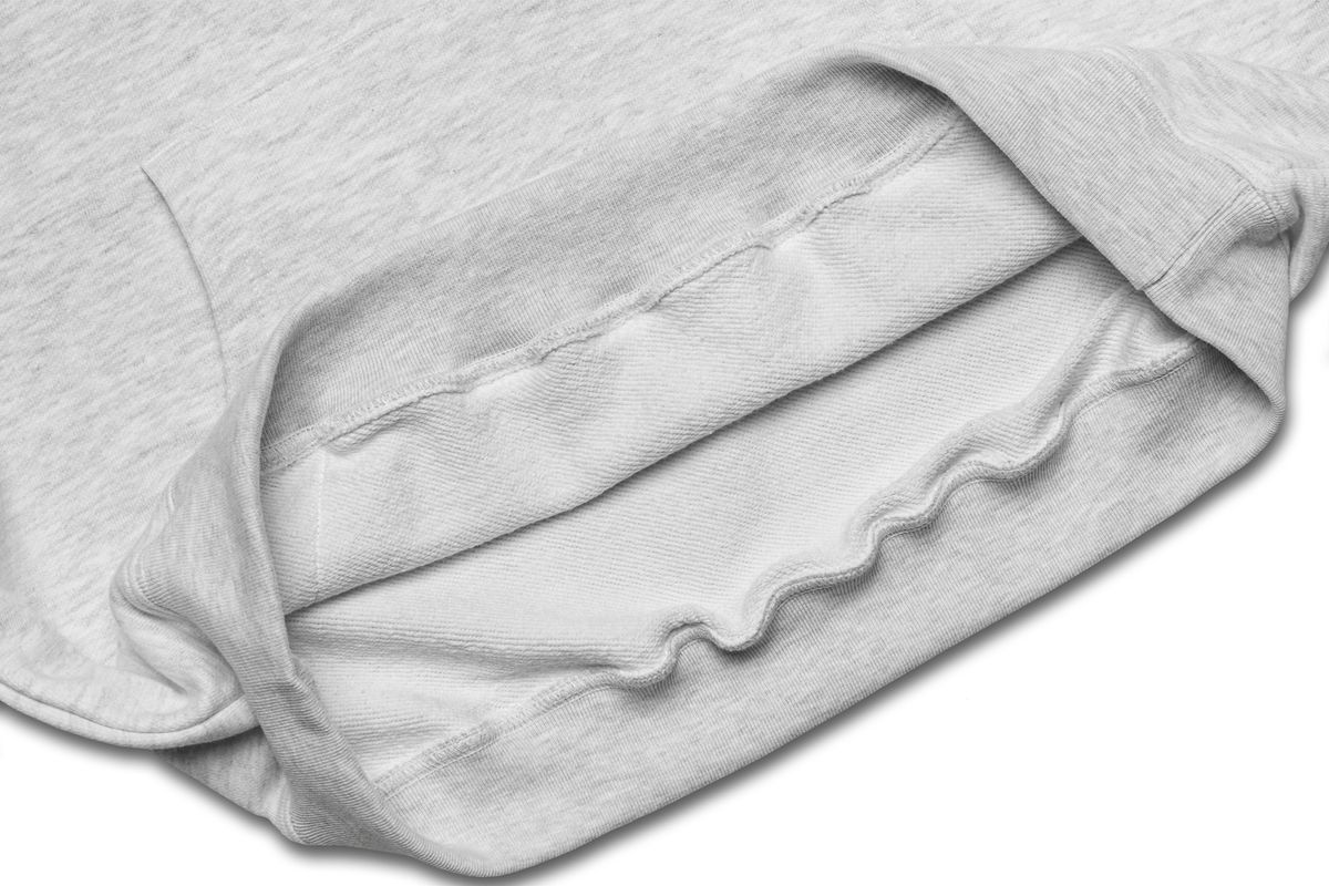 디아프바인(DIAFVINE) DV22STP.665 LOGO EMB COMBED YARN HOODIE -White Oatmeal-