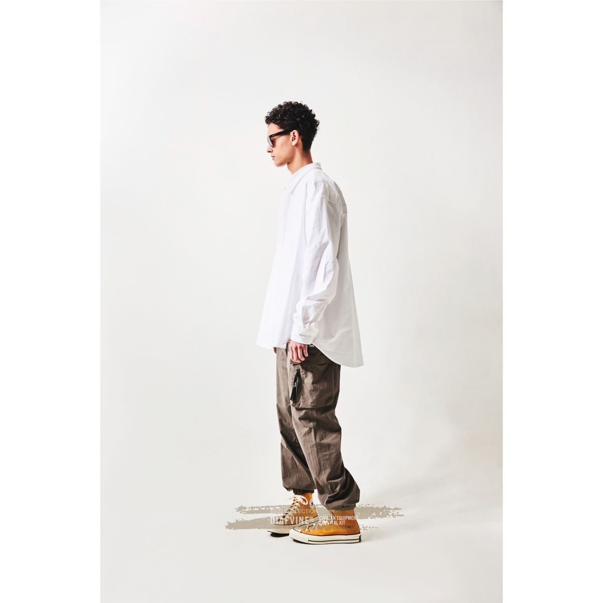 디아프바인(DIAFVINE) DV22SPT.663 OPK CONY JOGGER -Ash Khaki-