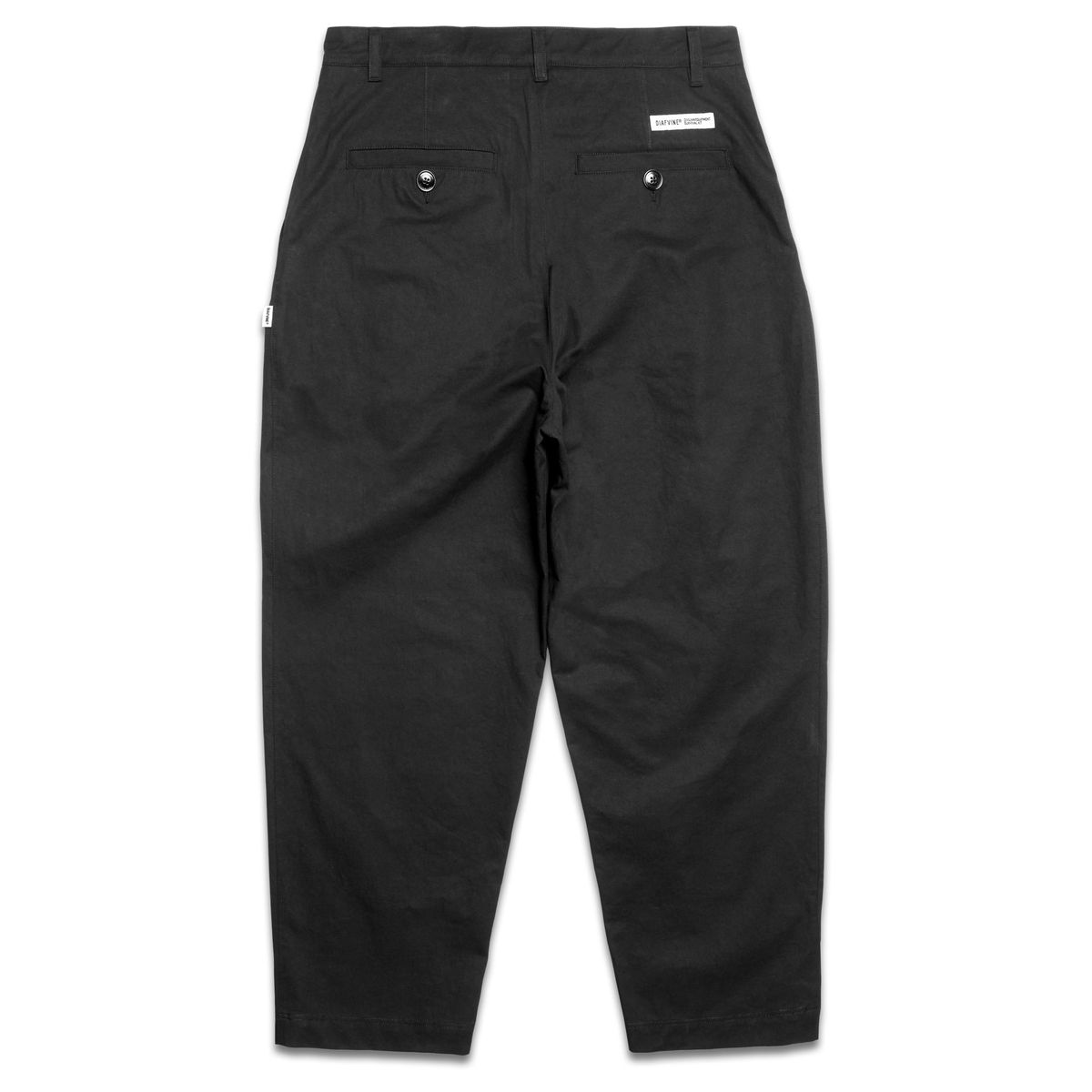 디아프바인(DIAFVINE) DV22SPT.662 ONE TUCK WIDE FIT TROUSERS -Black-