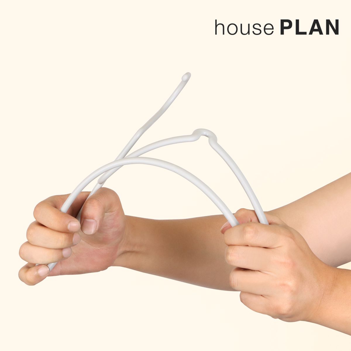 하우스플랜(HOUSEPLAN) 목늘어남방지 심플 옷걸이50P_5colors