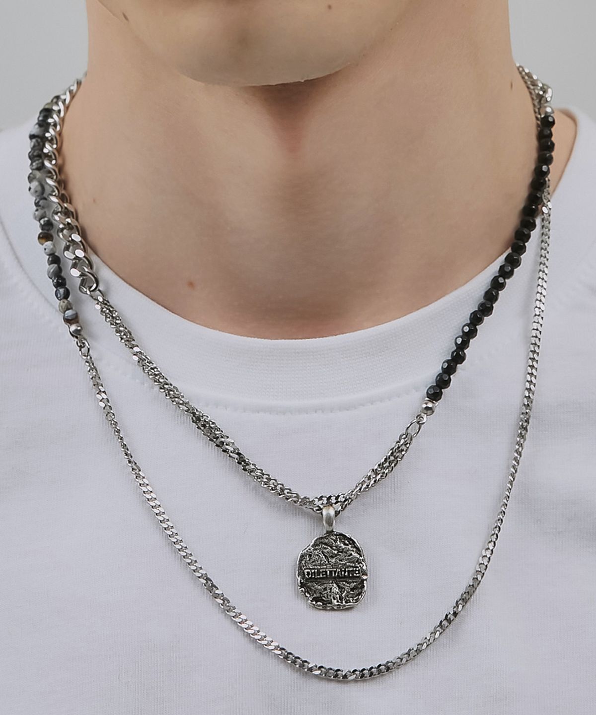 플레어업(FLAREUP) [SET] Handmade Layered OS Necklace (FL-721)