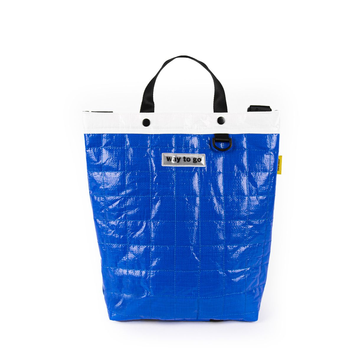제리백(JERRYBAG) 타폴린 퀼팅 토트백 블루
