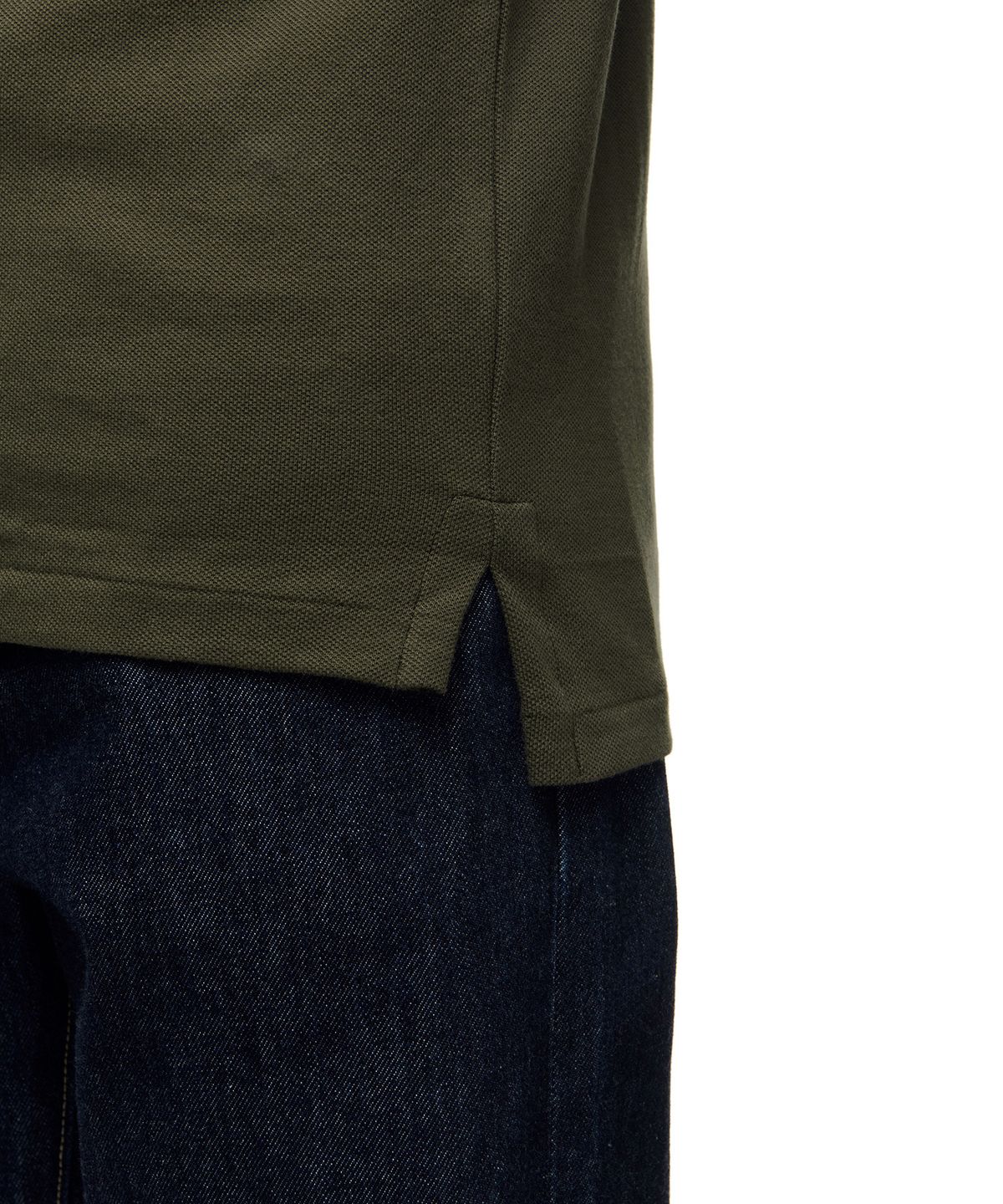 폴로 랄프 로렌(POLO RALPH LAUREN) 커스텀 슬림핏 메시 폴로 셔츠 - 그린