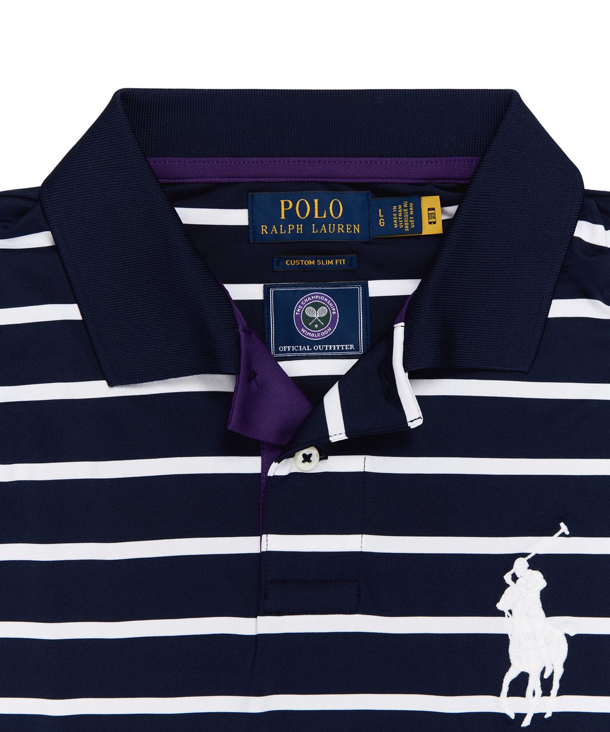 폴로 랄프 로렌(POLO RALPH LAUREN) 윔블던 Ball Boy 폴로 셔츠 - 네이비