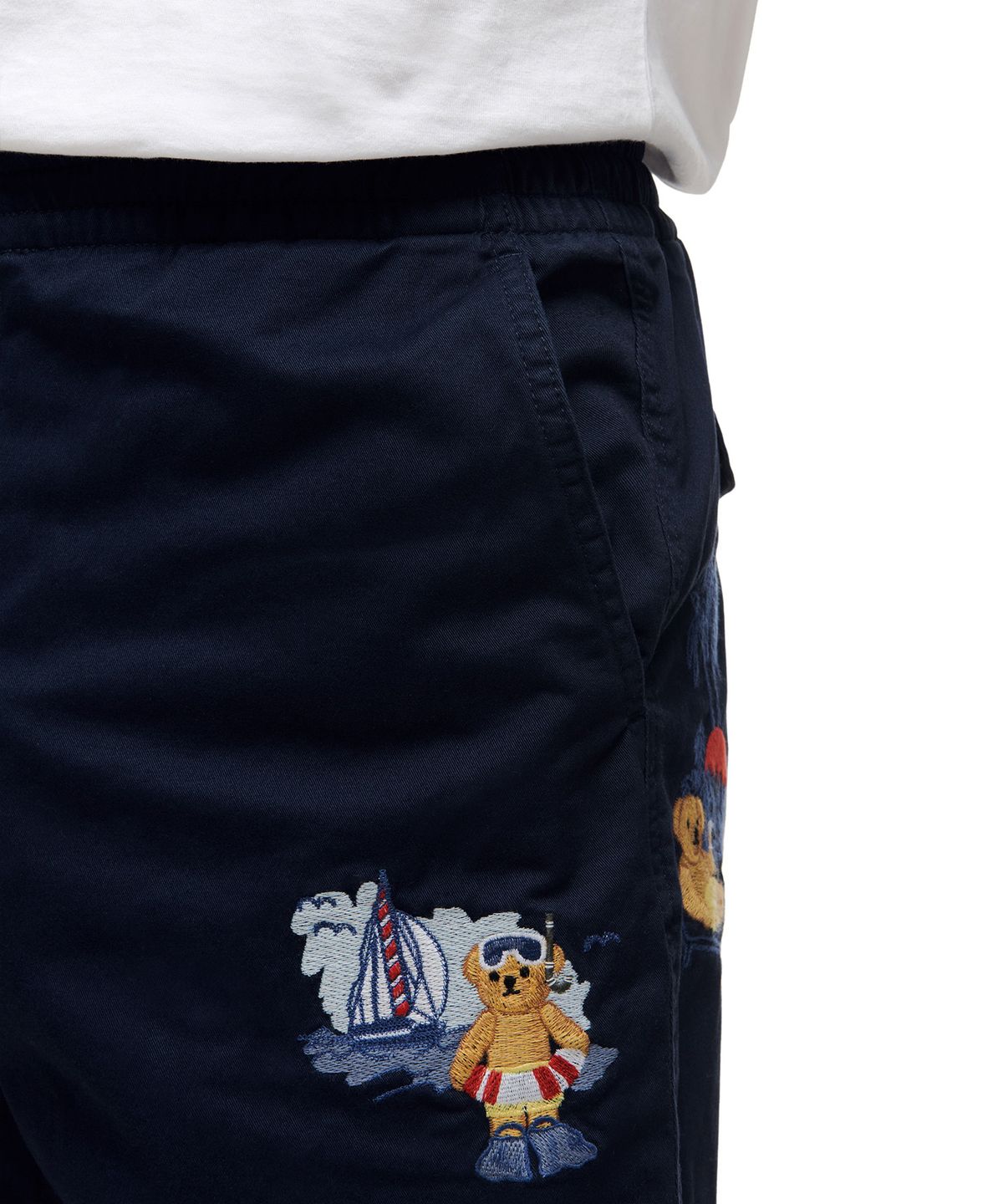 폴로 랄프 로렌(POLO RALPH LAUREN) 클래식 핏 폴로 베어 프렙스터 - 네이비
