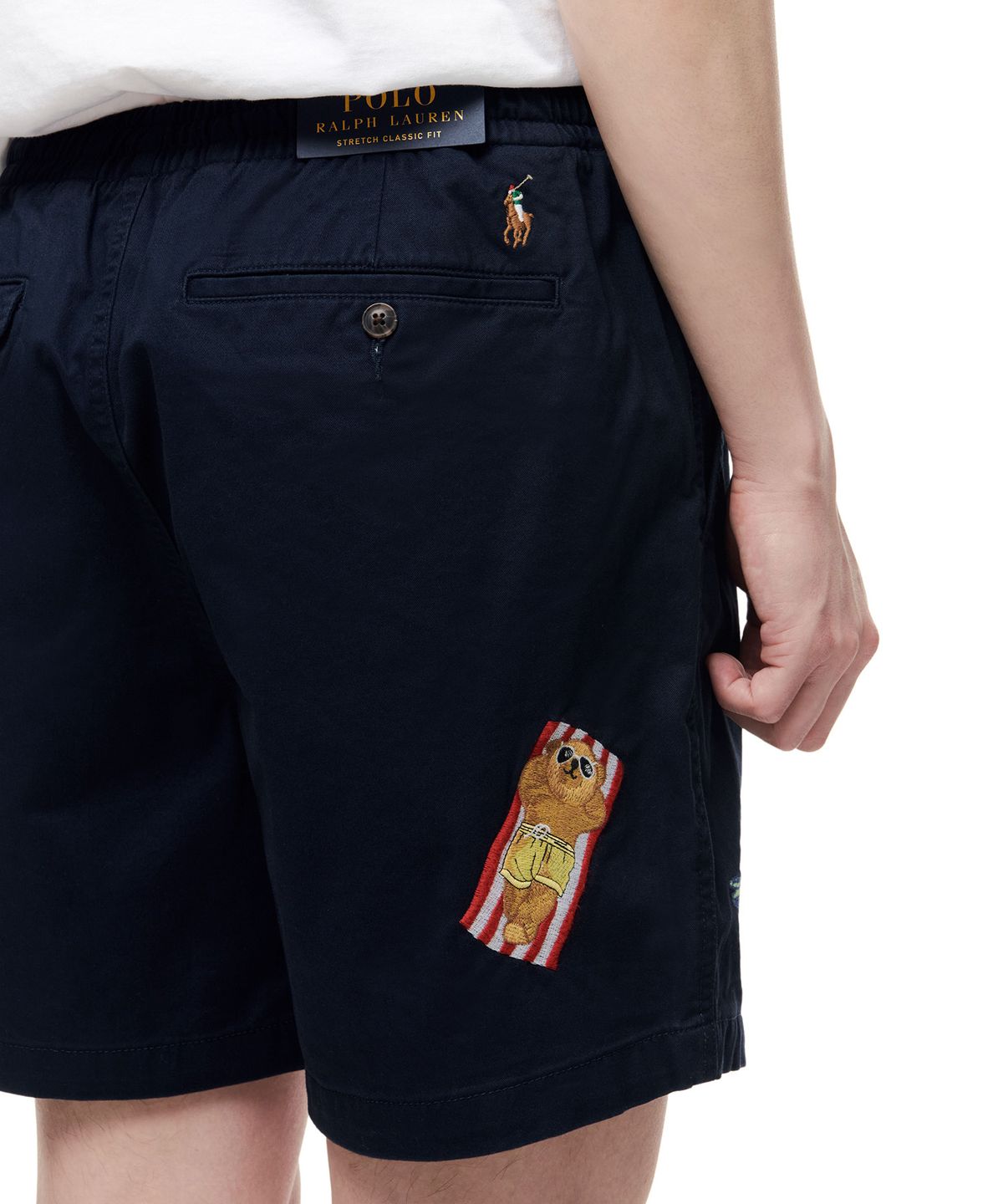 폴로 랄프 로렌(POLO RALPH LAUREN) 클래식 핏 폴로 베어 프렙스터 - 네이비