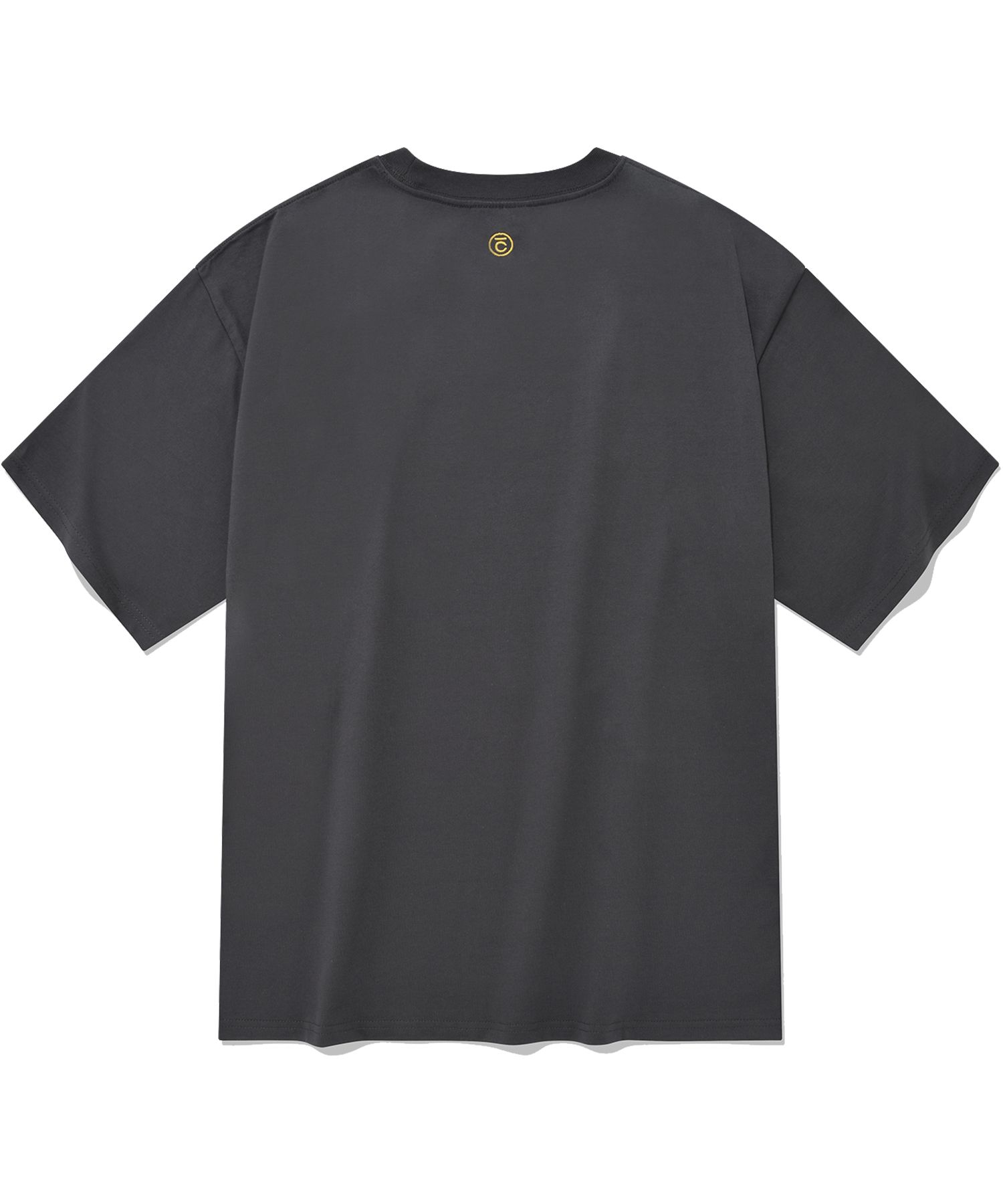 MUSINSA | COVERNAT drawing logo t-shirt charcoal