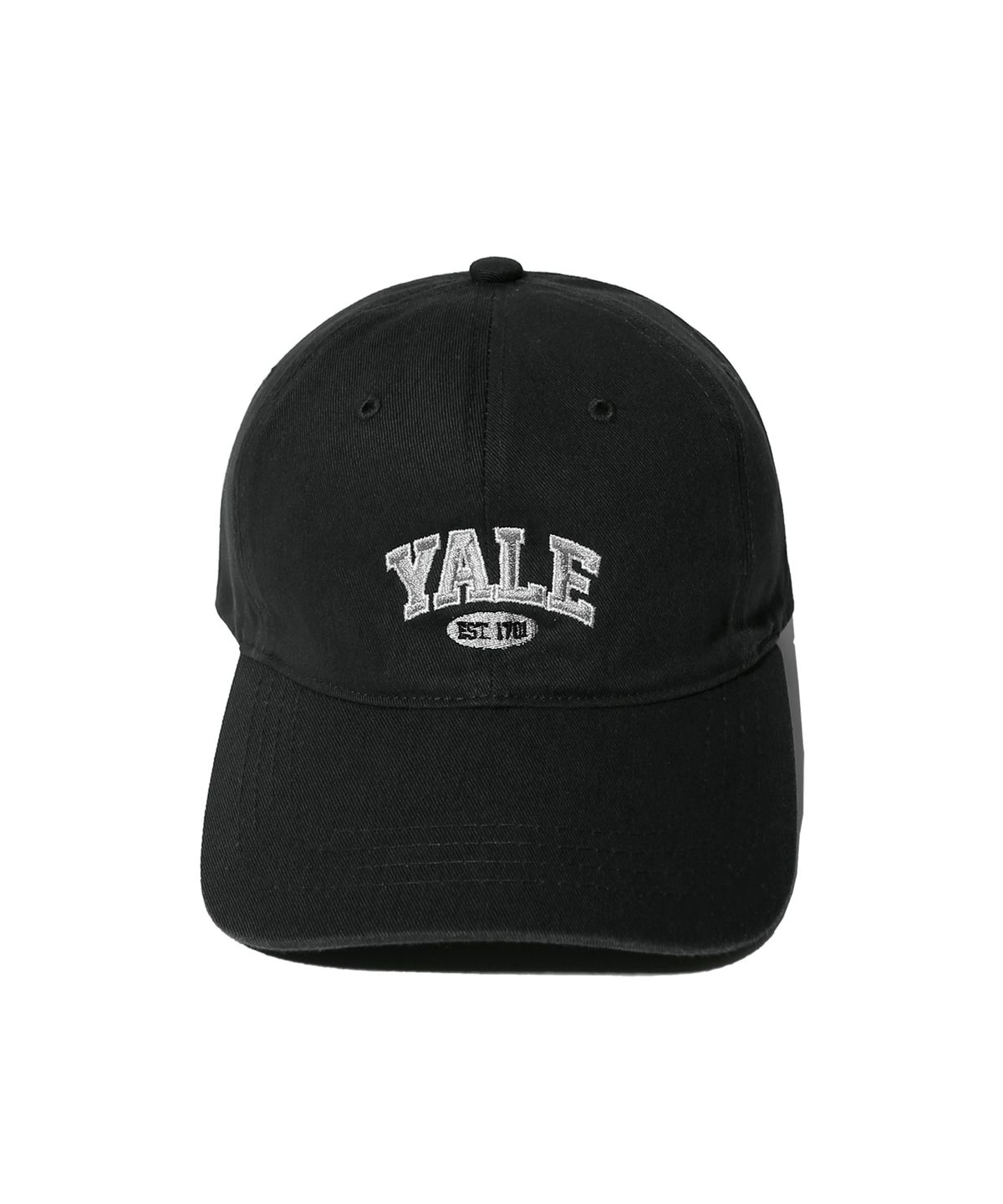 예일(YALE) 2 TONE ARCH LOGO CAP BLACK