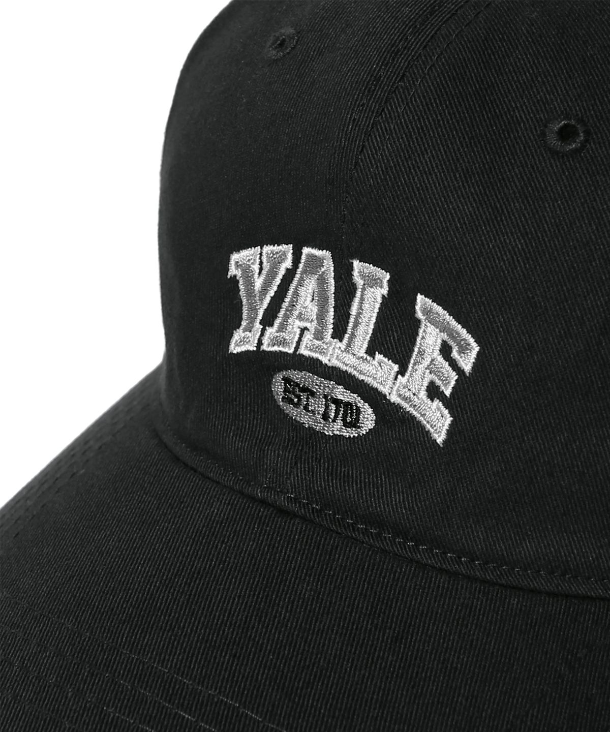 예일(YALE) 2 TONE ARCH LOGO CAP BLACK