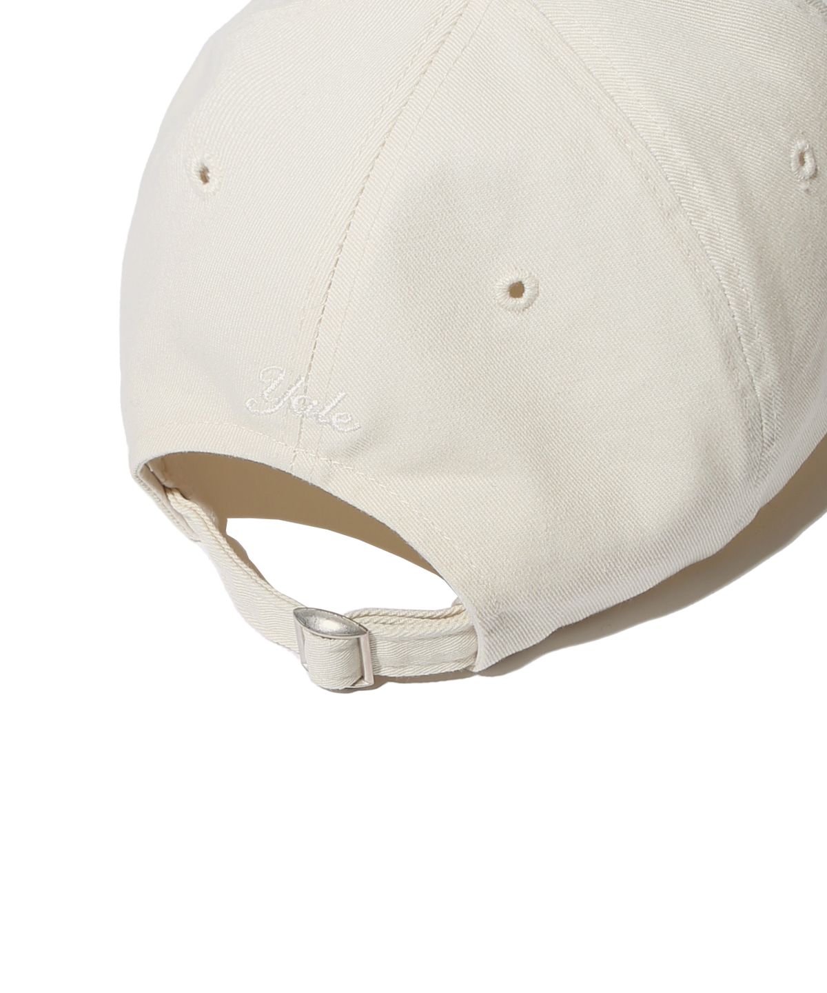 예일(YALE) 2 TONE ARCH LOGO CAP IVORY