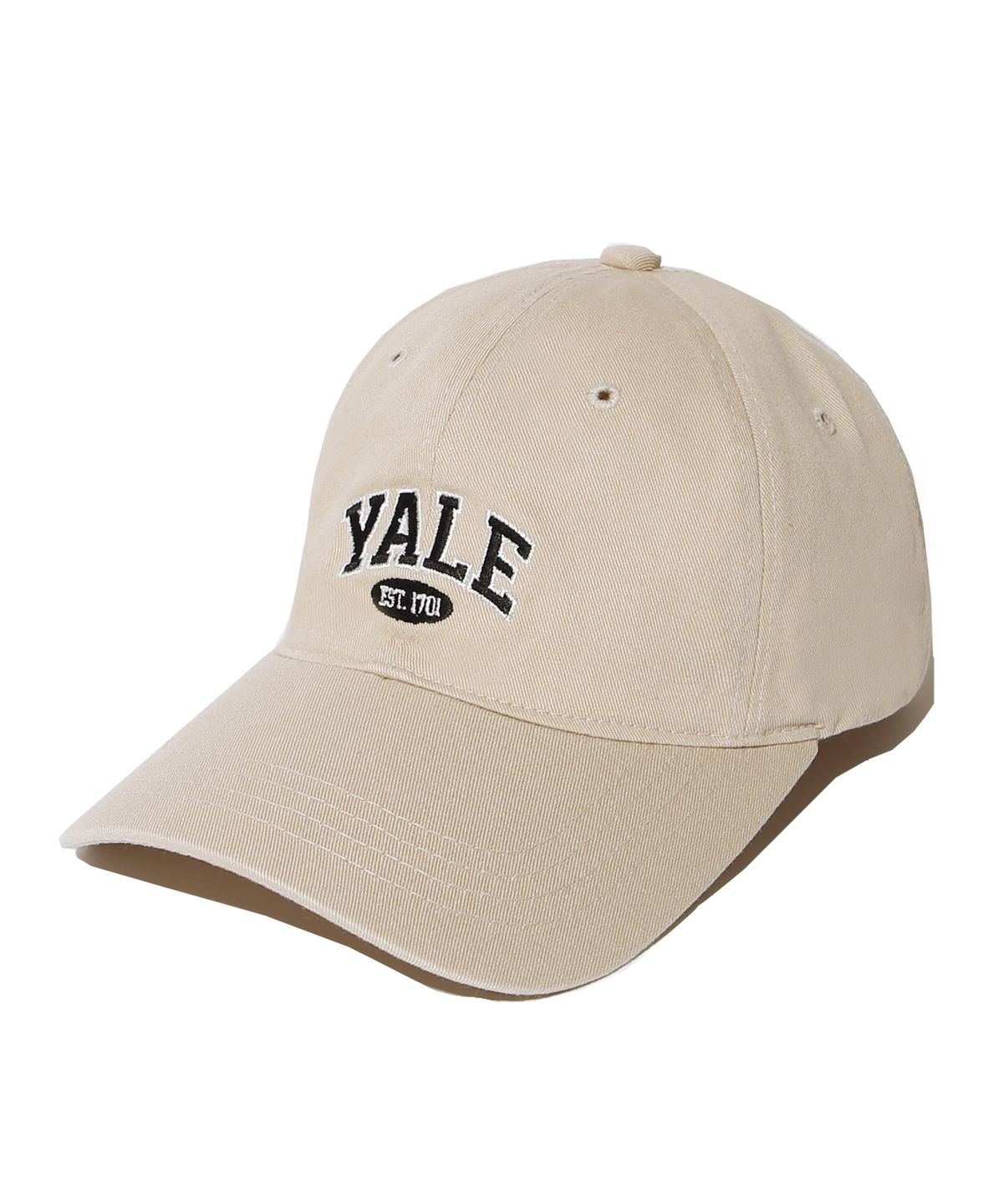 예일(YALE) 2 TONE ARCH LOGO CAP BEIGE