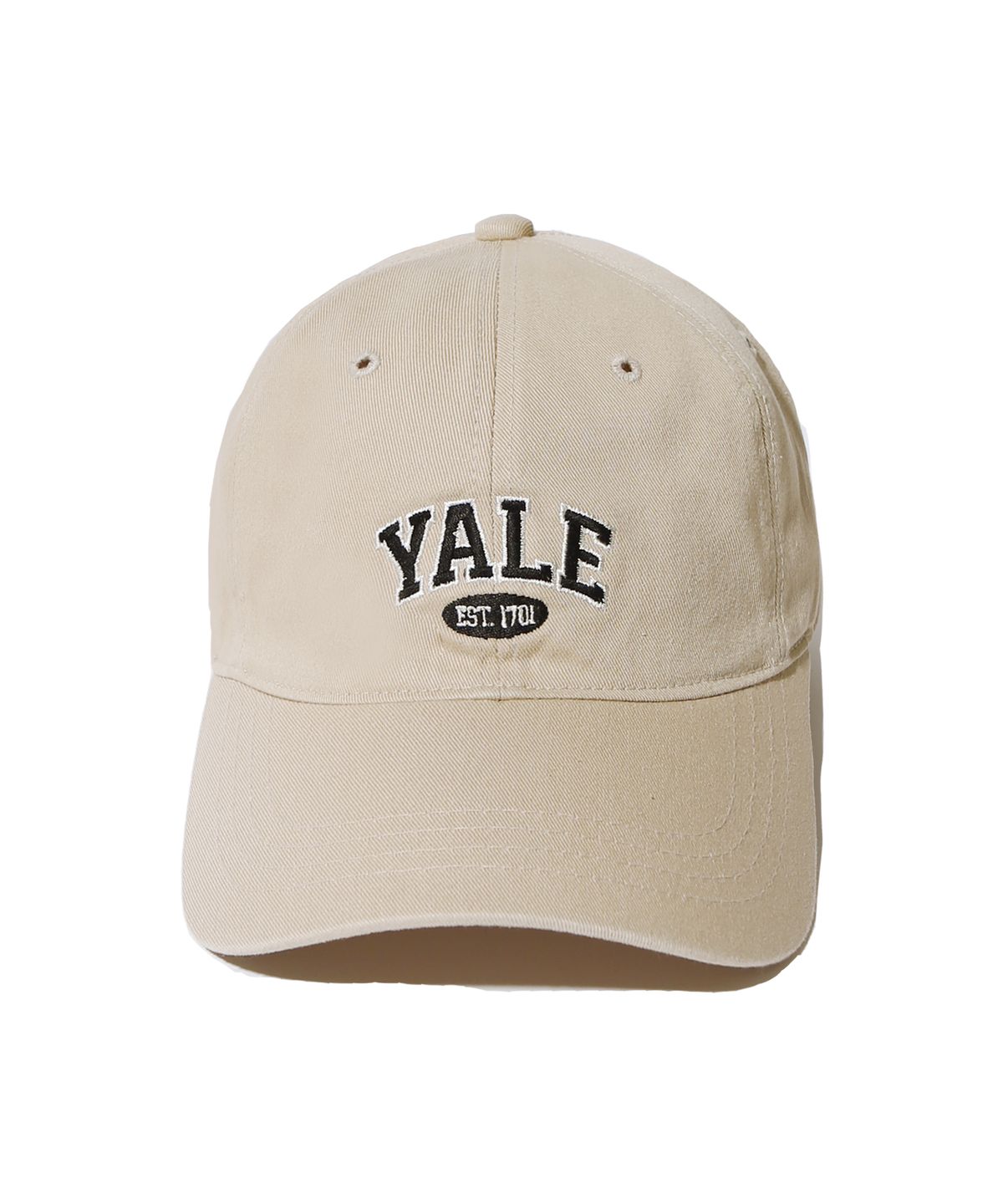예일(YALE) 2 TONE ARCH LOGO CAP BEIGE