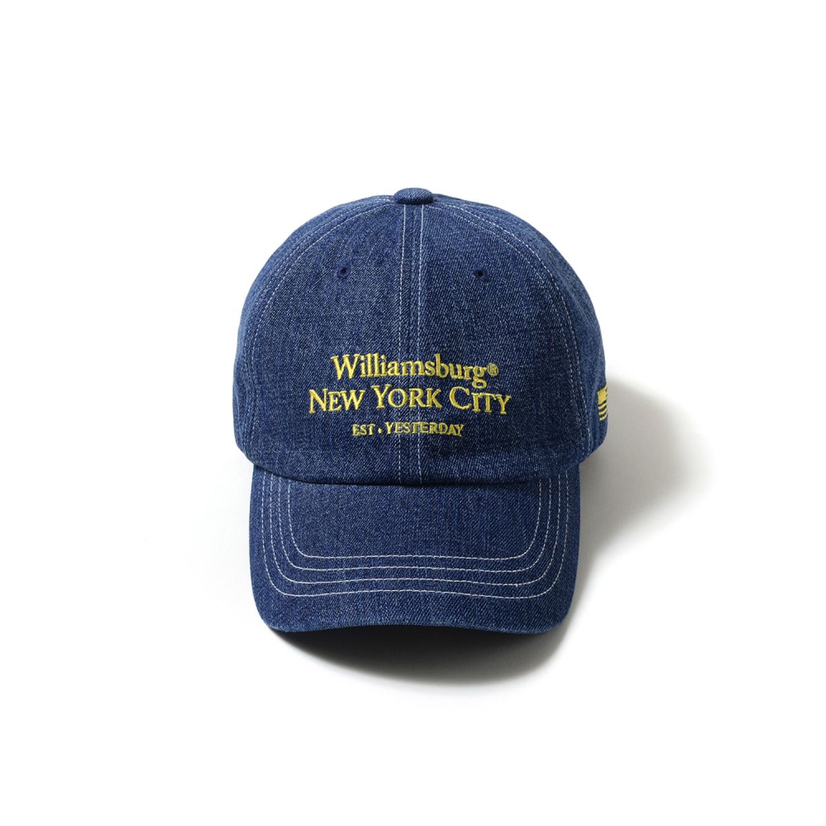 윌리엄스버그 뉴욕시티(WILLIAMSBURG NEWYORK CITY) Classic Logo Ball Cap_Blue