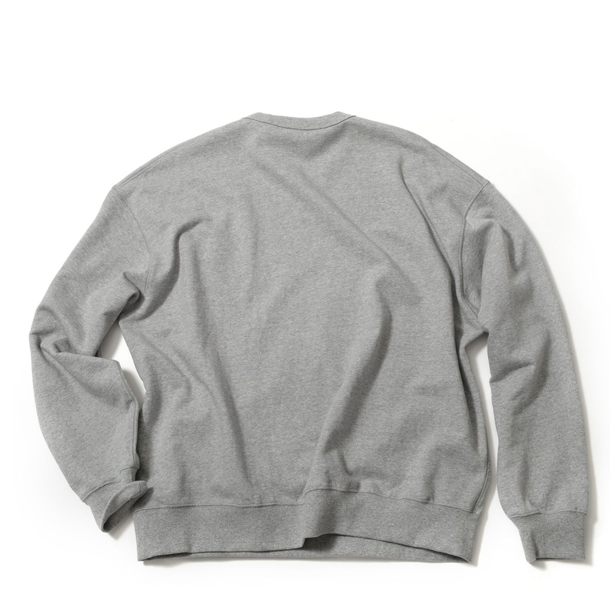 윌리엄스버그 뉴욕시티(WILLIAMSBURG NEWYORK CITY) Classic Logo Needlework Sweat Shirt_Melange Grey